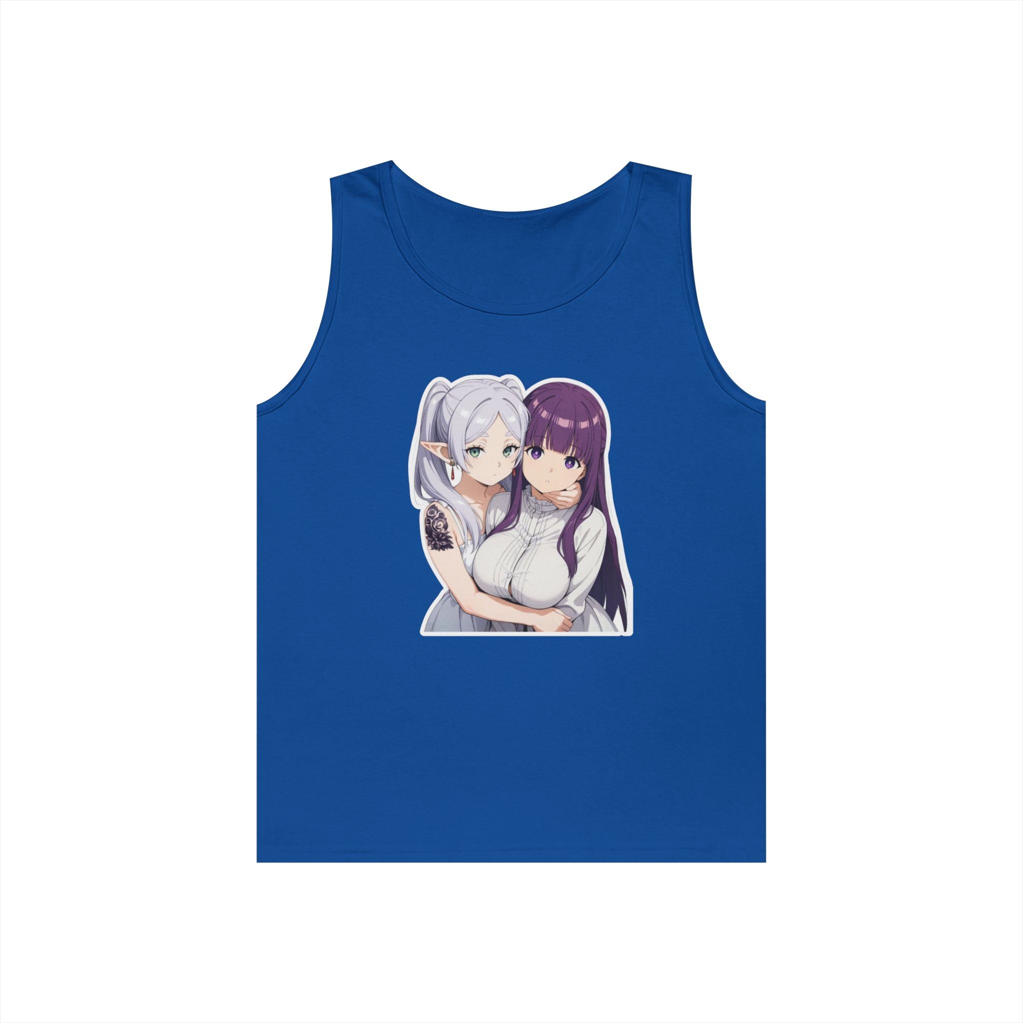 Fern x Frieren Waifu Heavy Cotton Tank Top