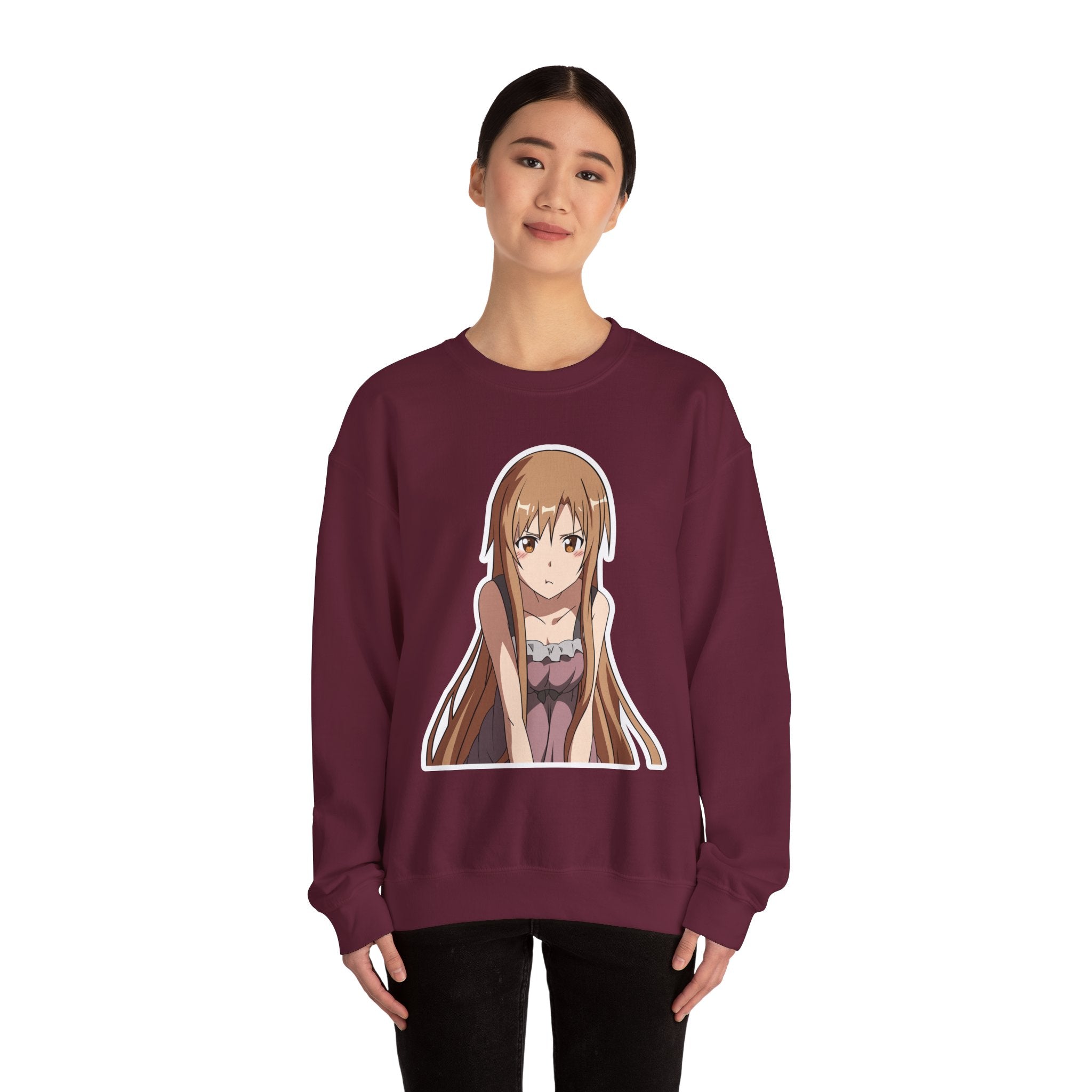 Asuna Yuuki Waifu Unisex Heavy Blend™ Crewneck Sweatshirt