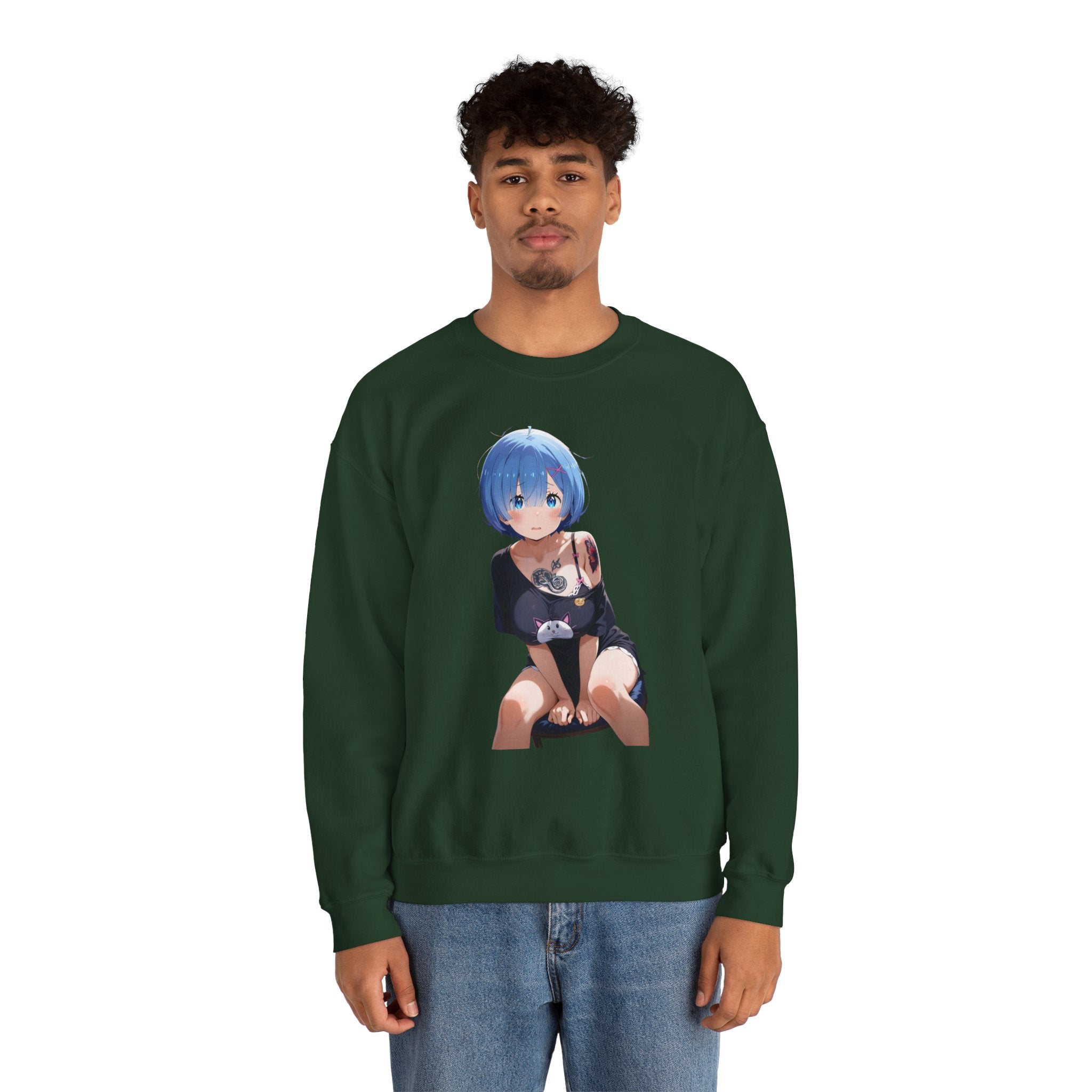 Sexy Rem Tattooed Unisex Heavy Blend™ Crewneck Sweatshirt