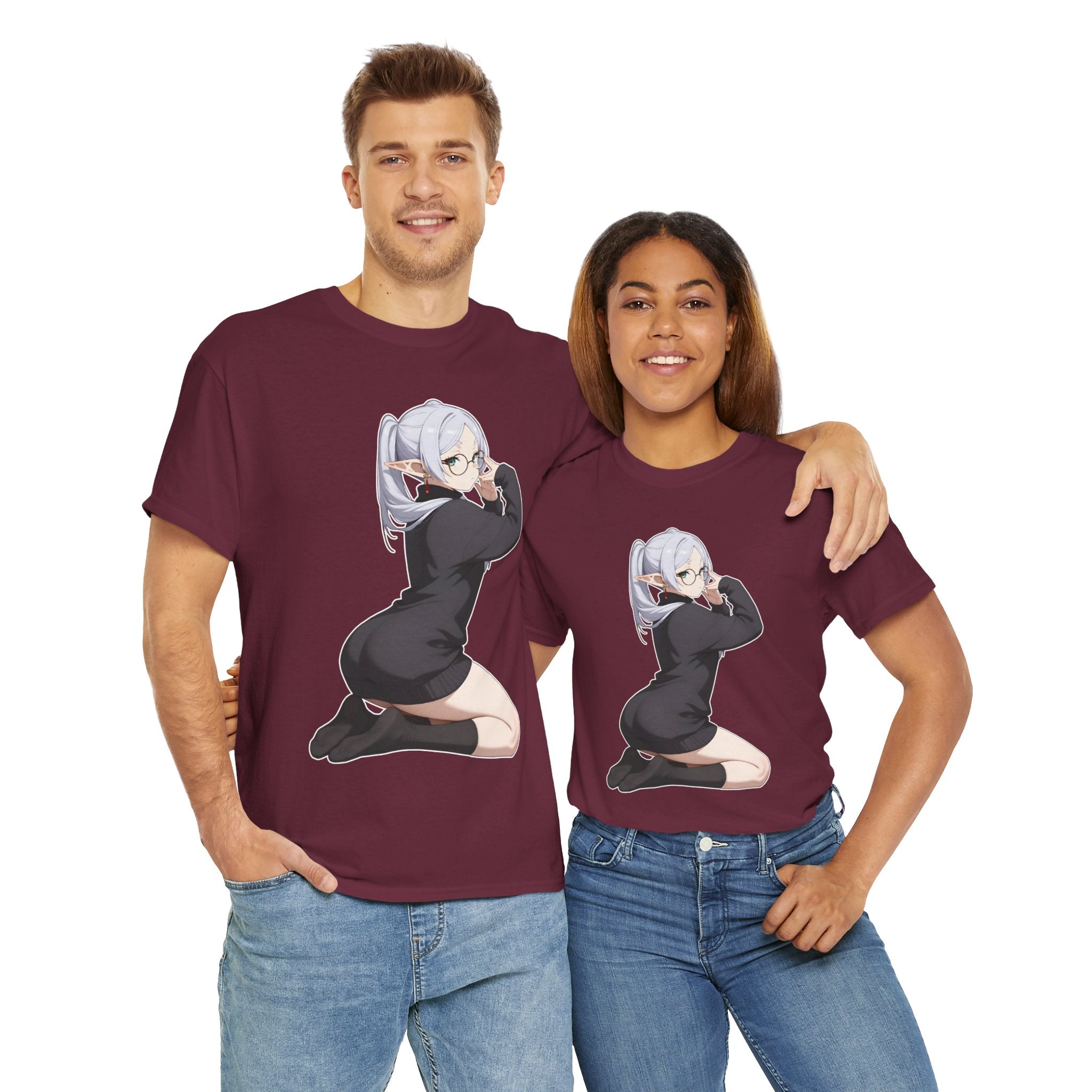 Cute Frieren Unisex Heavy Cotton Tee
