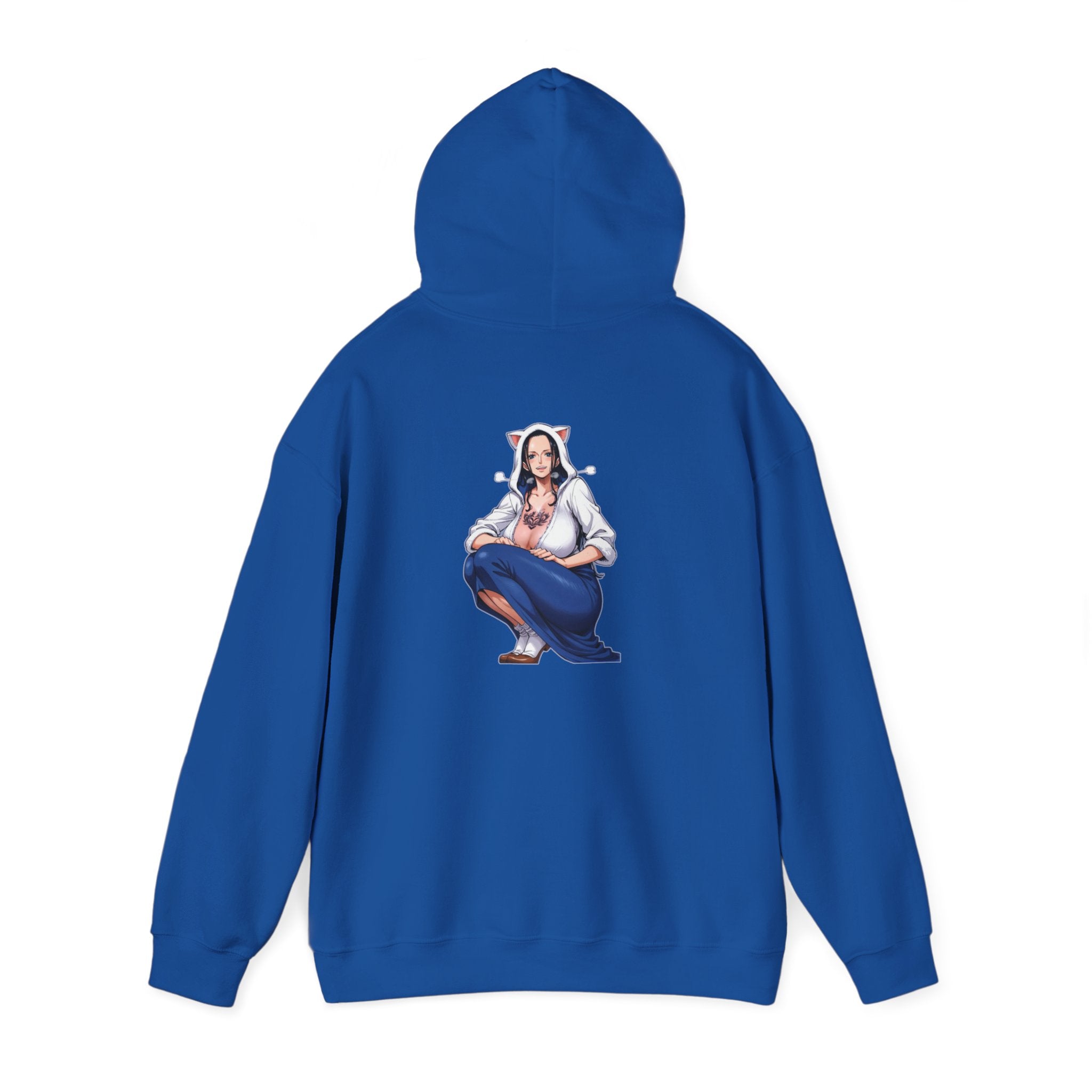 Nico Robin Catgirl Casual Anime Unisex Heavy Blend™ Hooded Sweatshirt