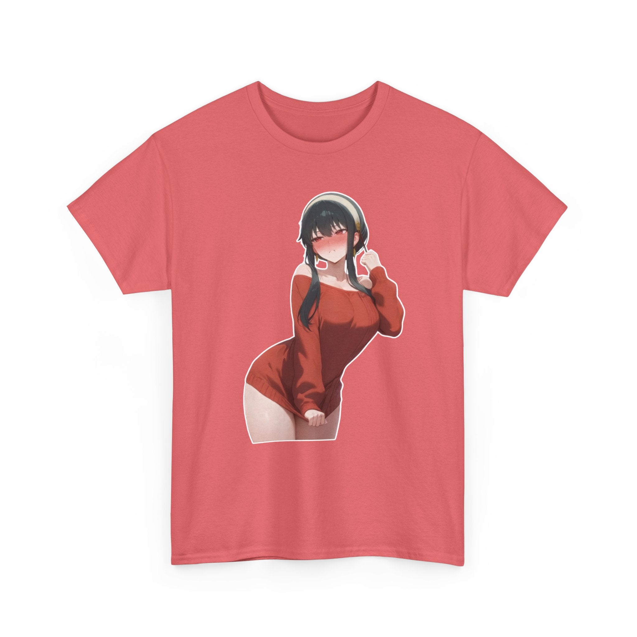 Yor Forger Blushing Waifu Unisex Heavy Cotton Tee