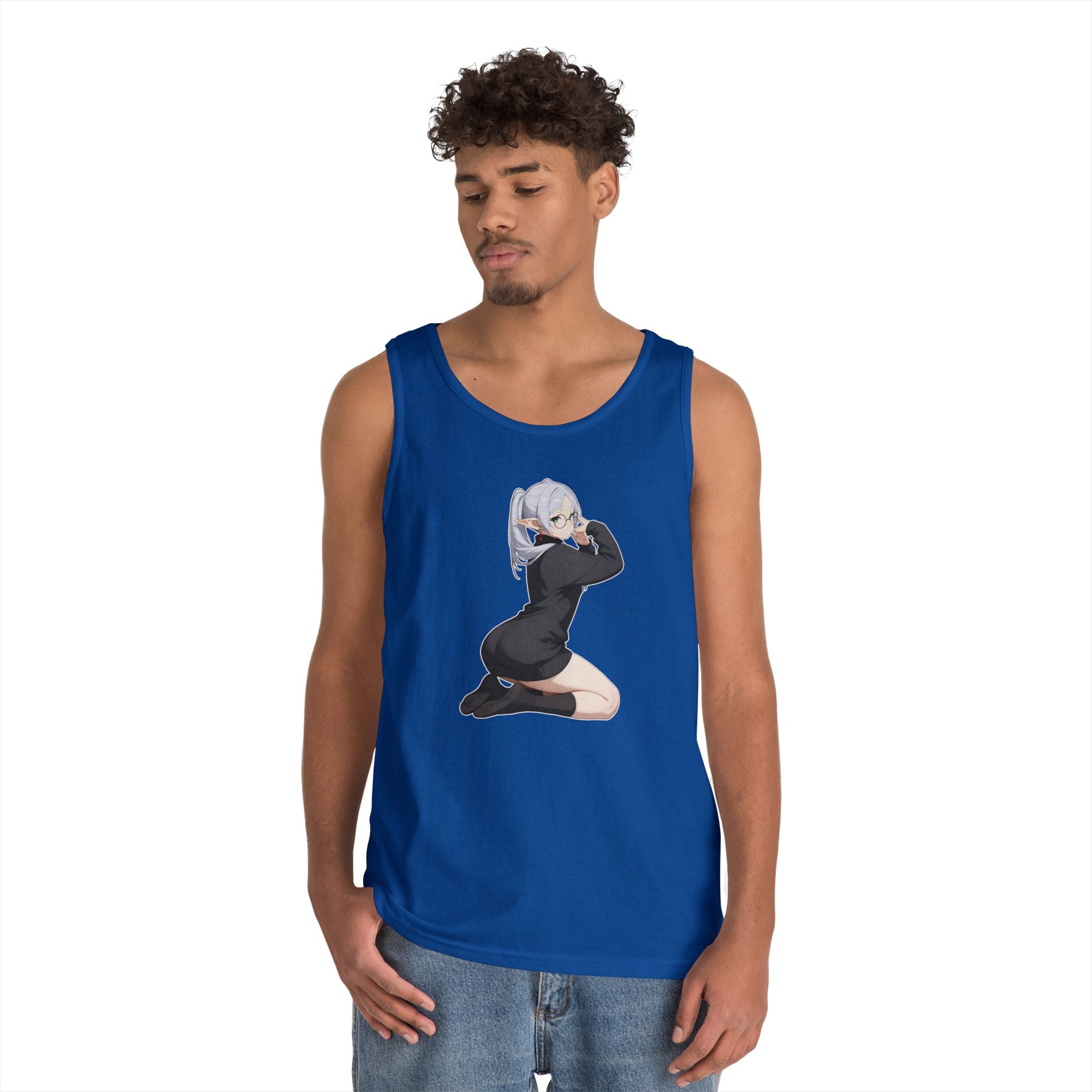 Cute Frieren Heavy Cotton Tank Top