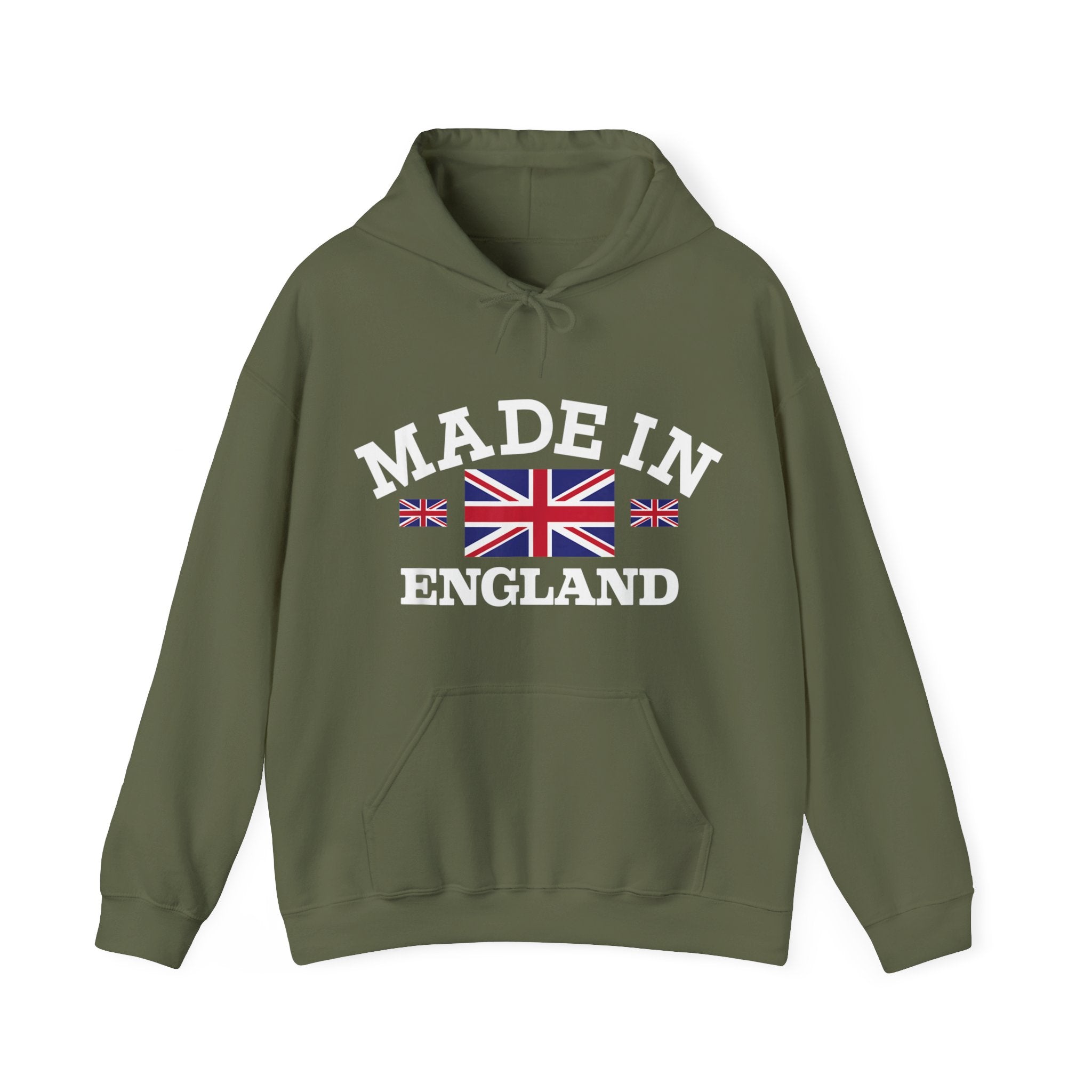 Made in England British Flag Union Jack Unisex Heavy Blend™ Hooded Sweatshirt
