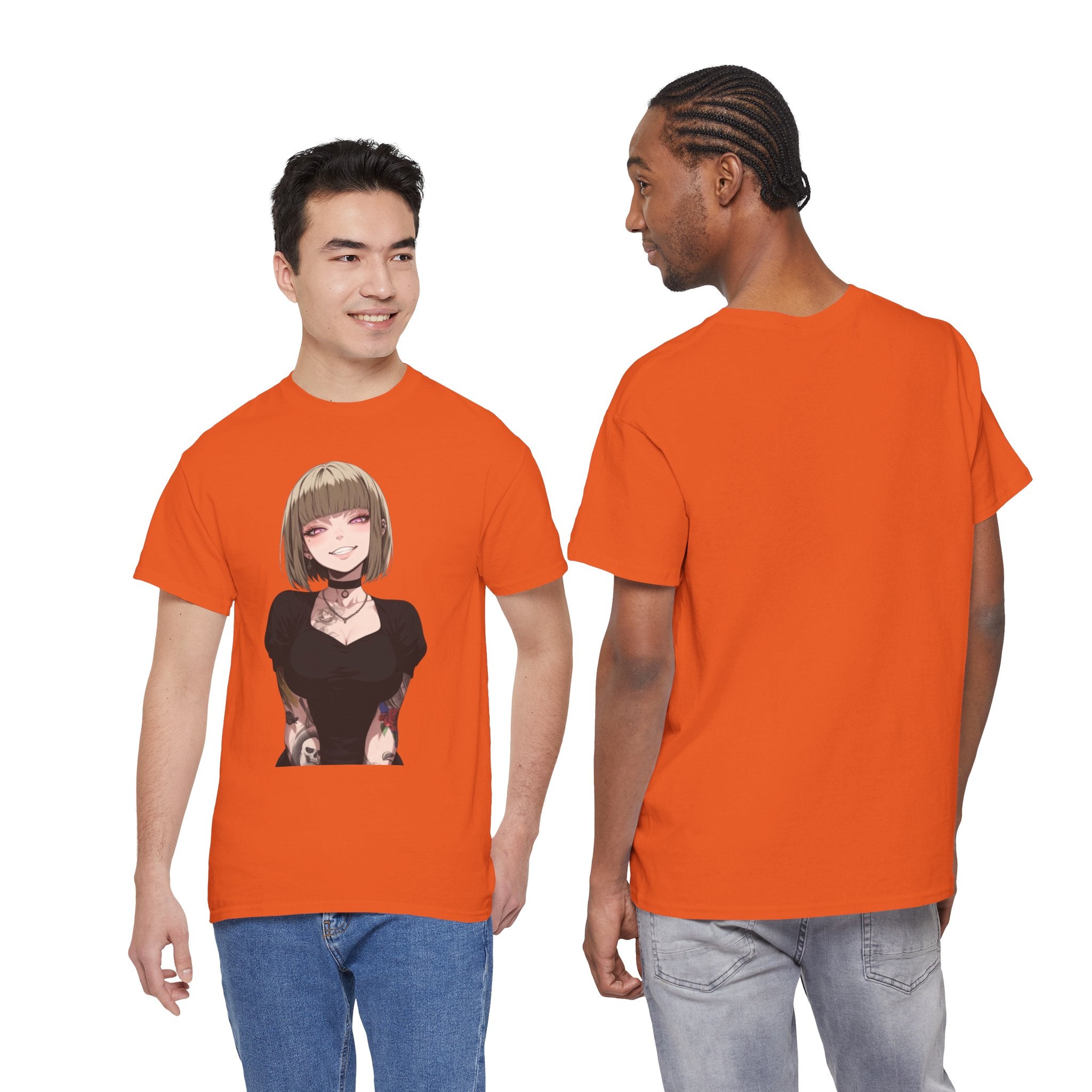 Sexy Style Himiko Toga Skull Tattooed Unisex Heavy Cotton Tee