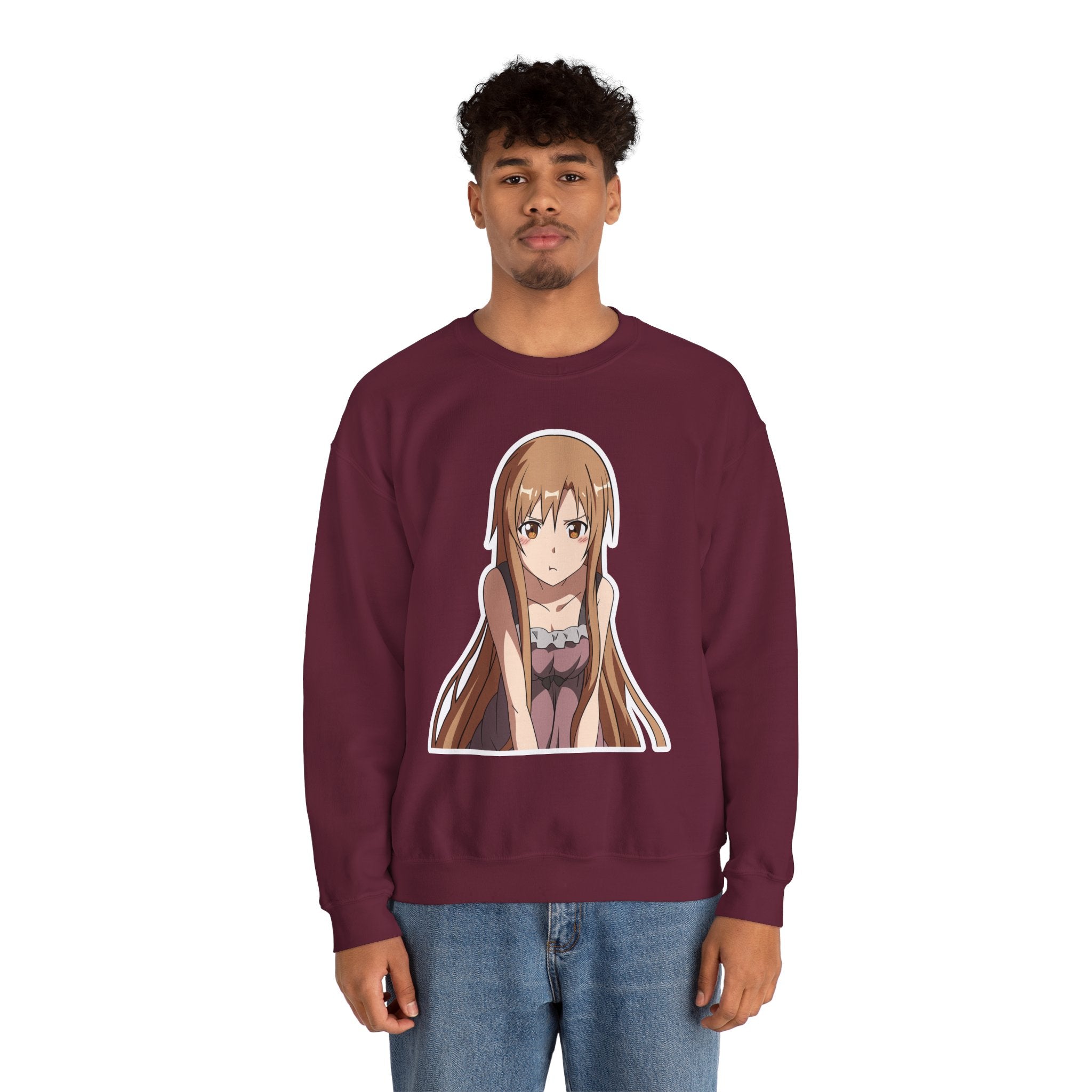 Asuna Yuuki Waifu Unisex Heavy Blend™ Crewneck Sweatshirt