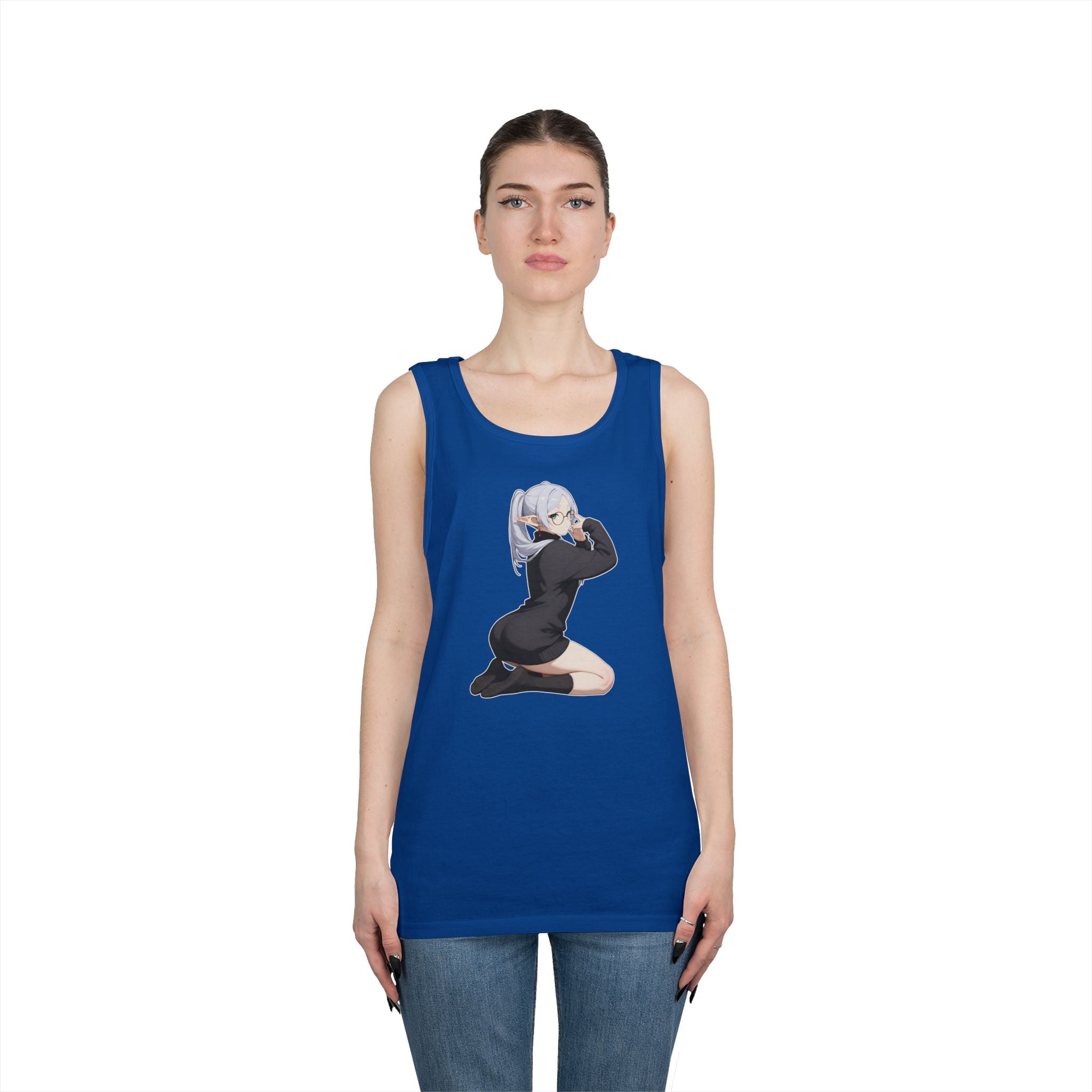 Cute Frieren Heavy Cotton Tank Top