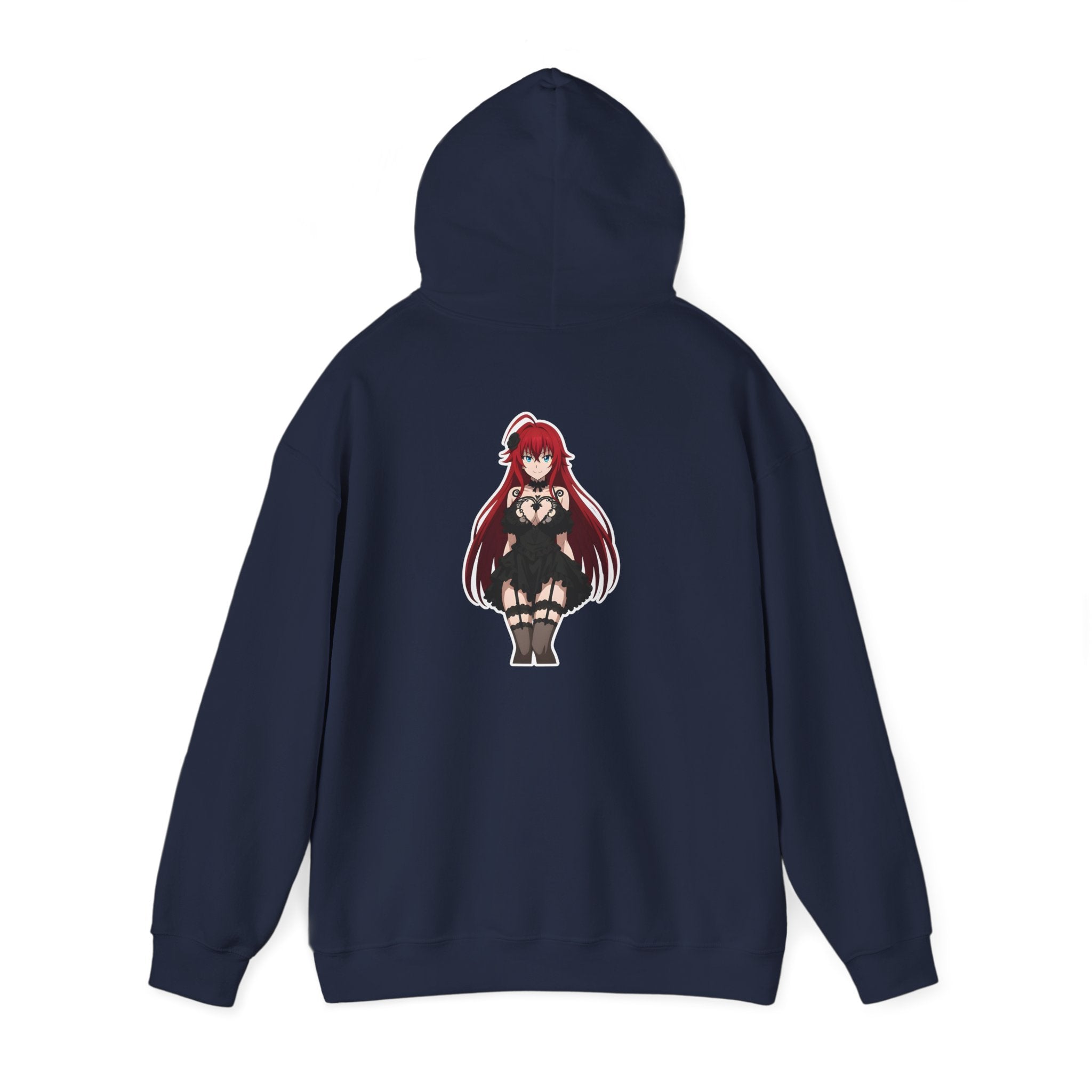Rias Gremory Gothic Style Waifu Unisex Heavy Blend™ Hooded Sweatshirt