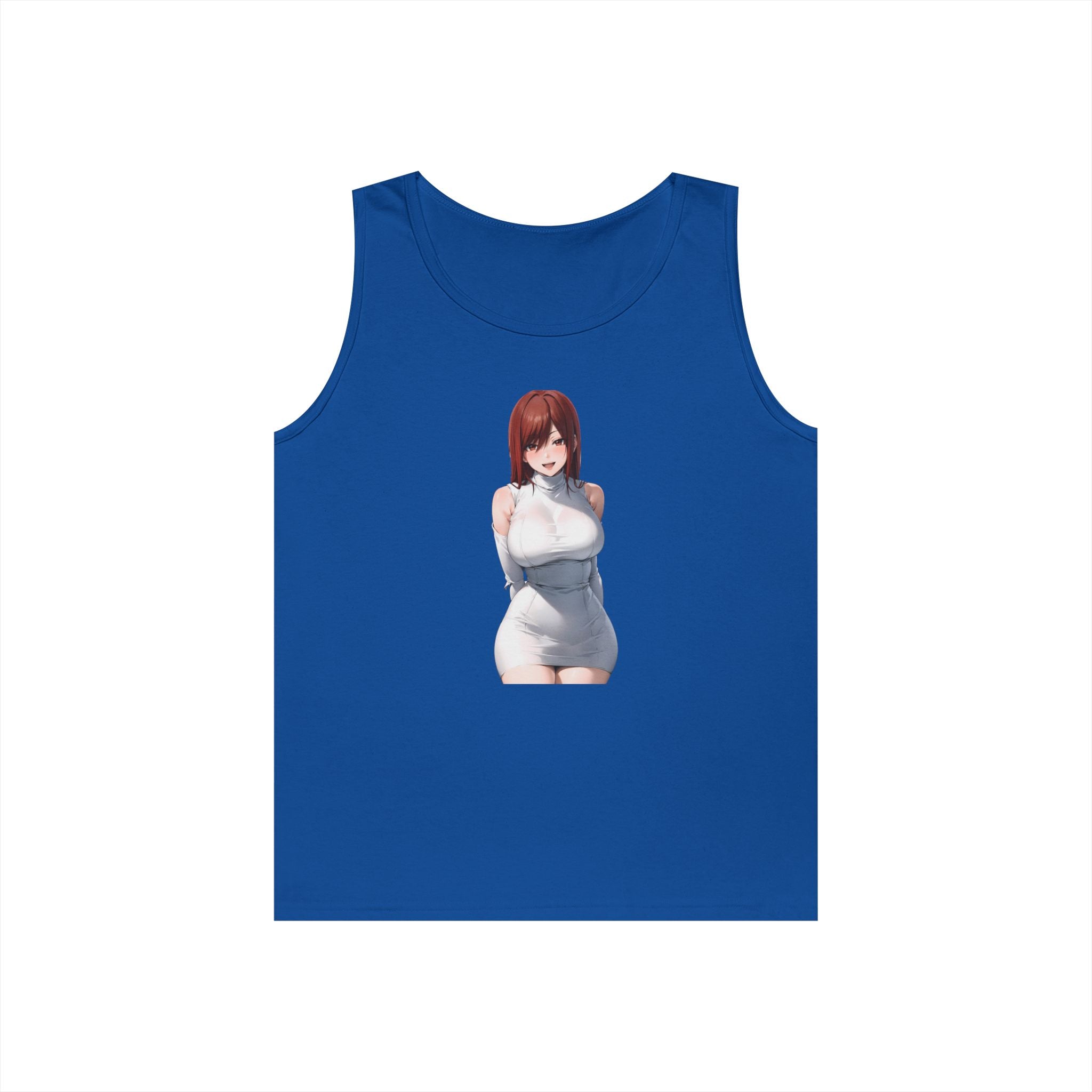 Ezra Scarlet Charming White Dress Anime Heavy Cotton Tank Top