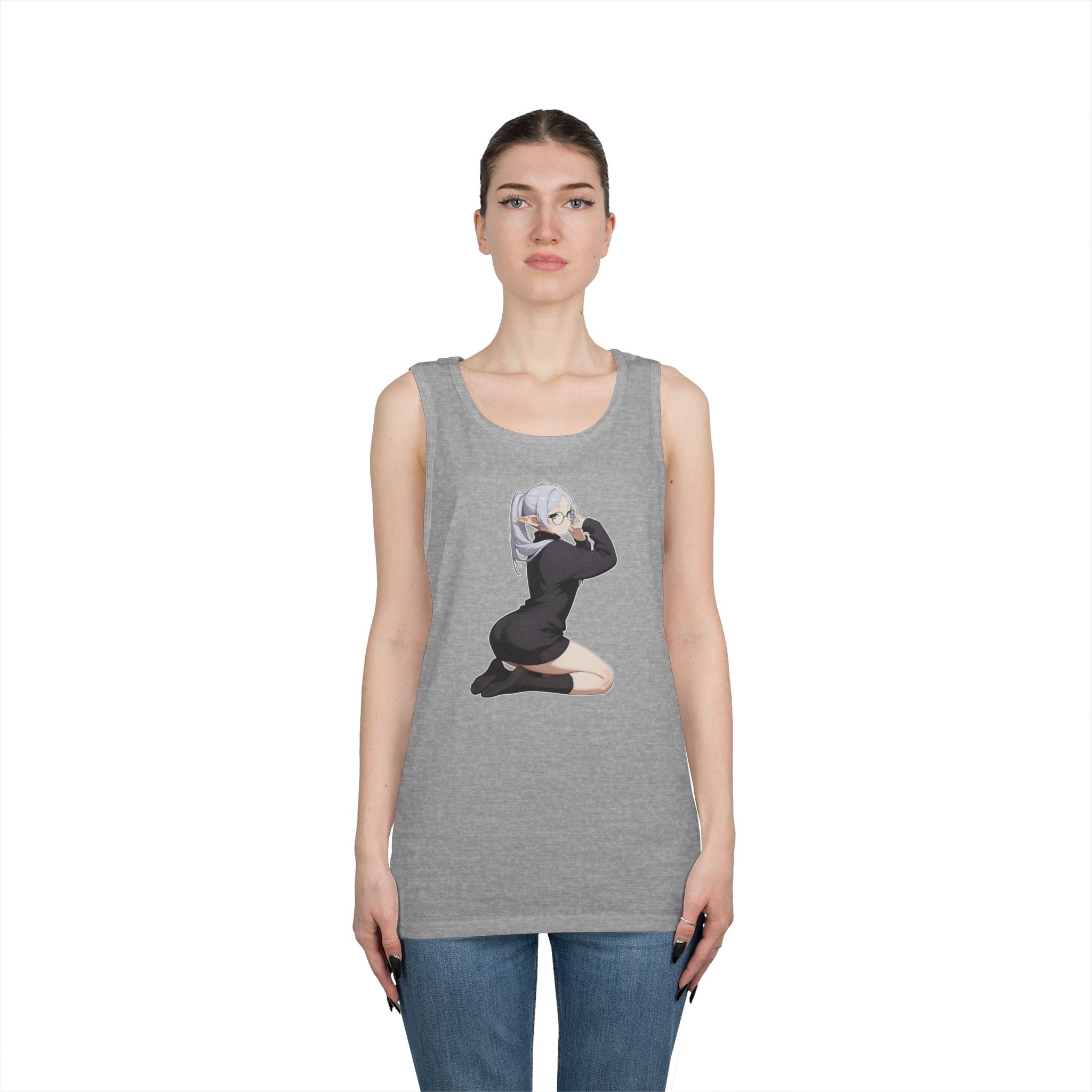 Cute Frieren Heavy Cotton Tank Top