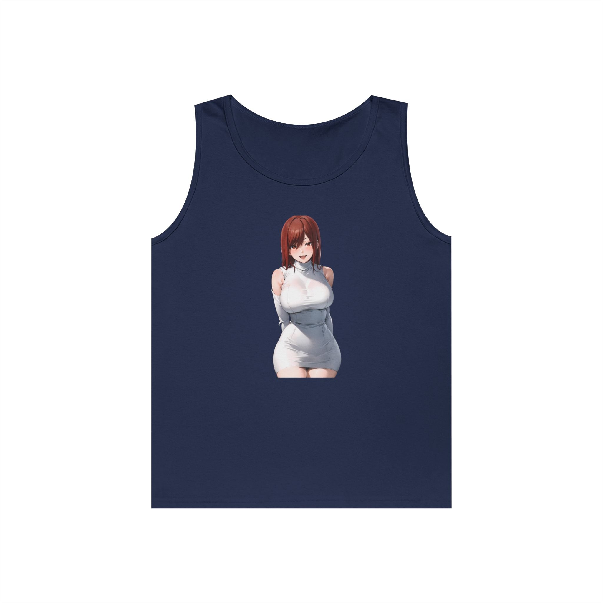 Ezra Scarlet Charming White Dress Anime Heavy Cotton Tank Top