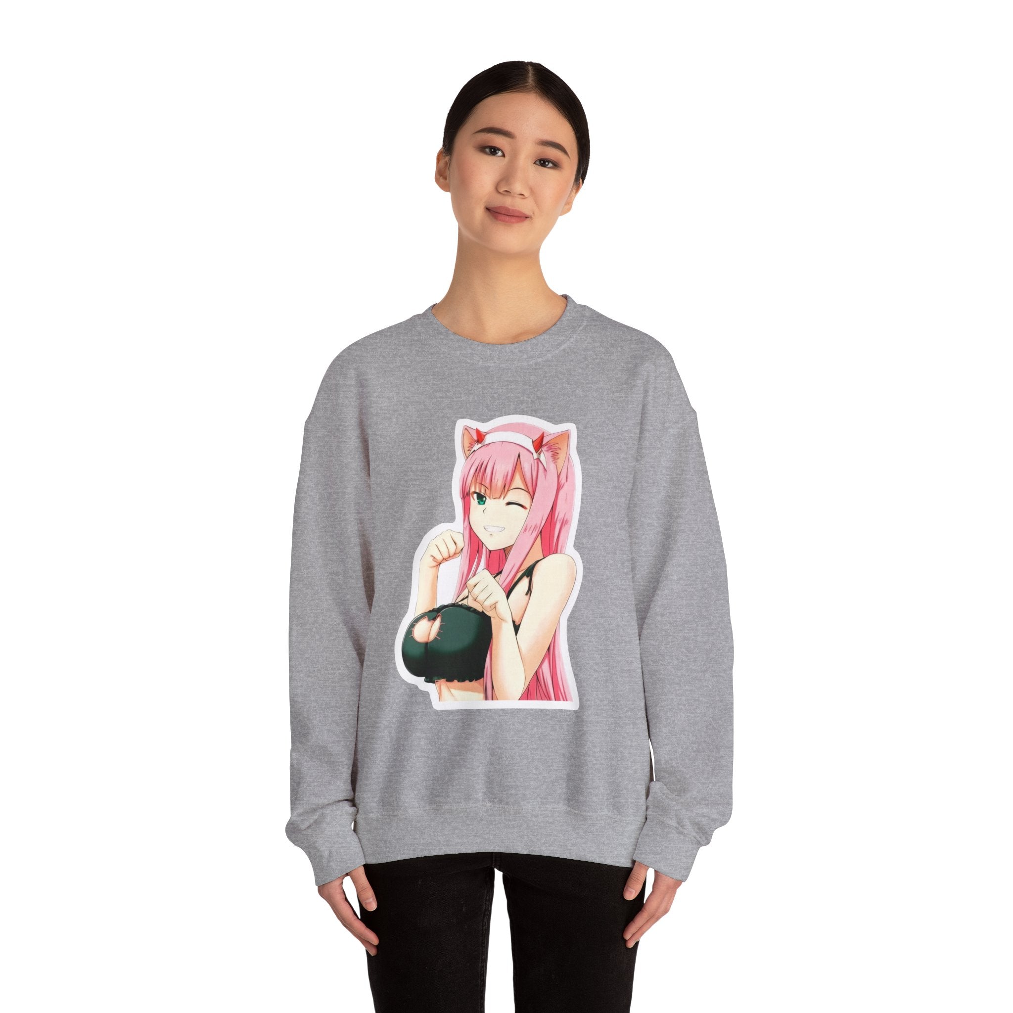 Zero Two Sexy Style Unisex Heavy Blend™ Crewneck Sweatshirt