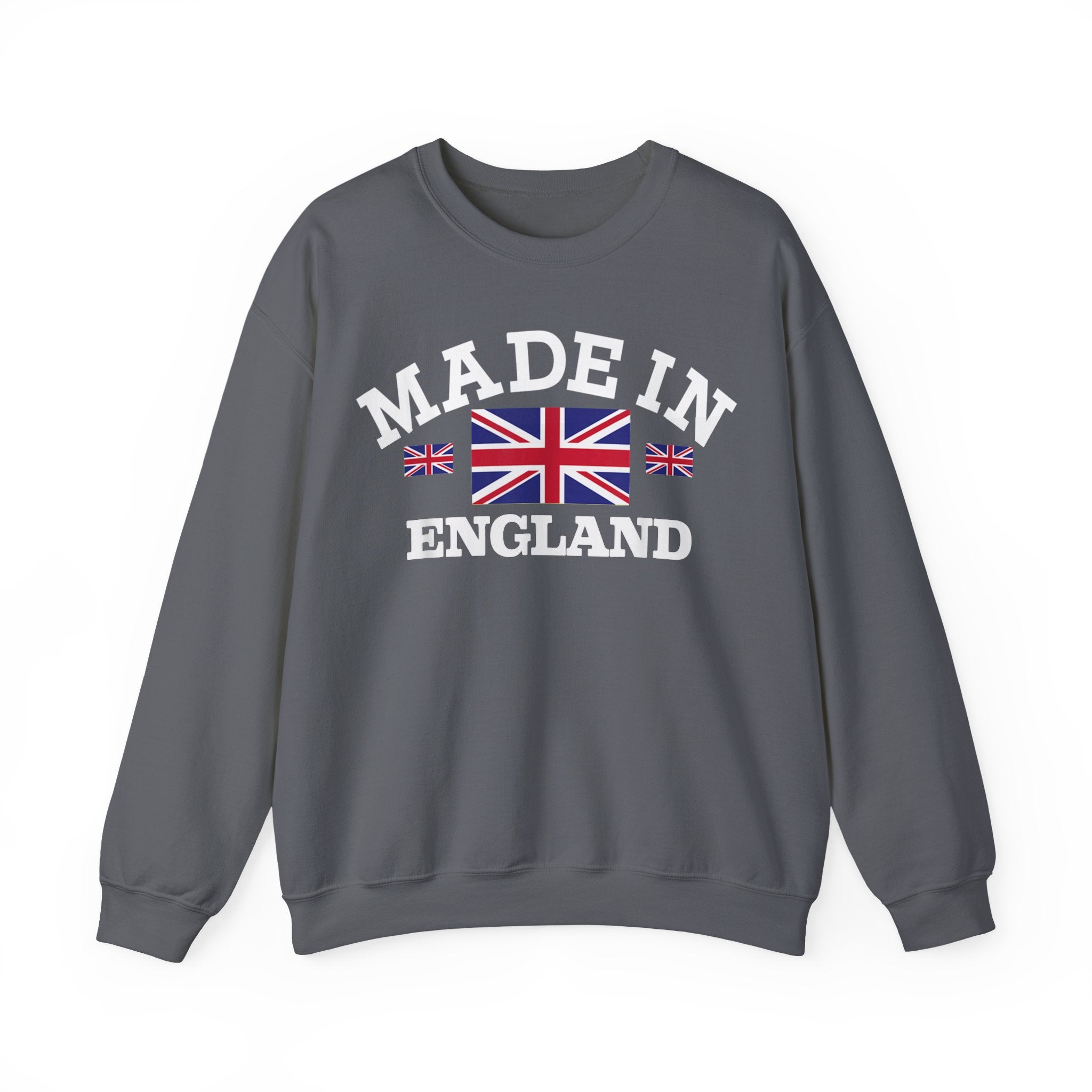 Made in England British Flag Union Jack Unisex Heavy Blend™ Crewneck Sweatshirt