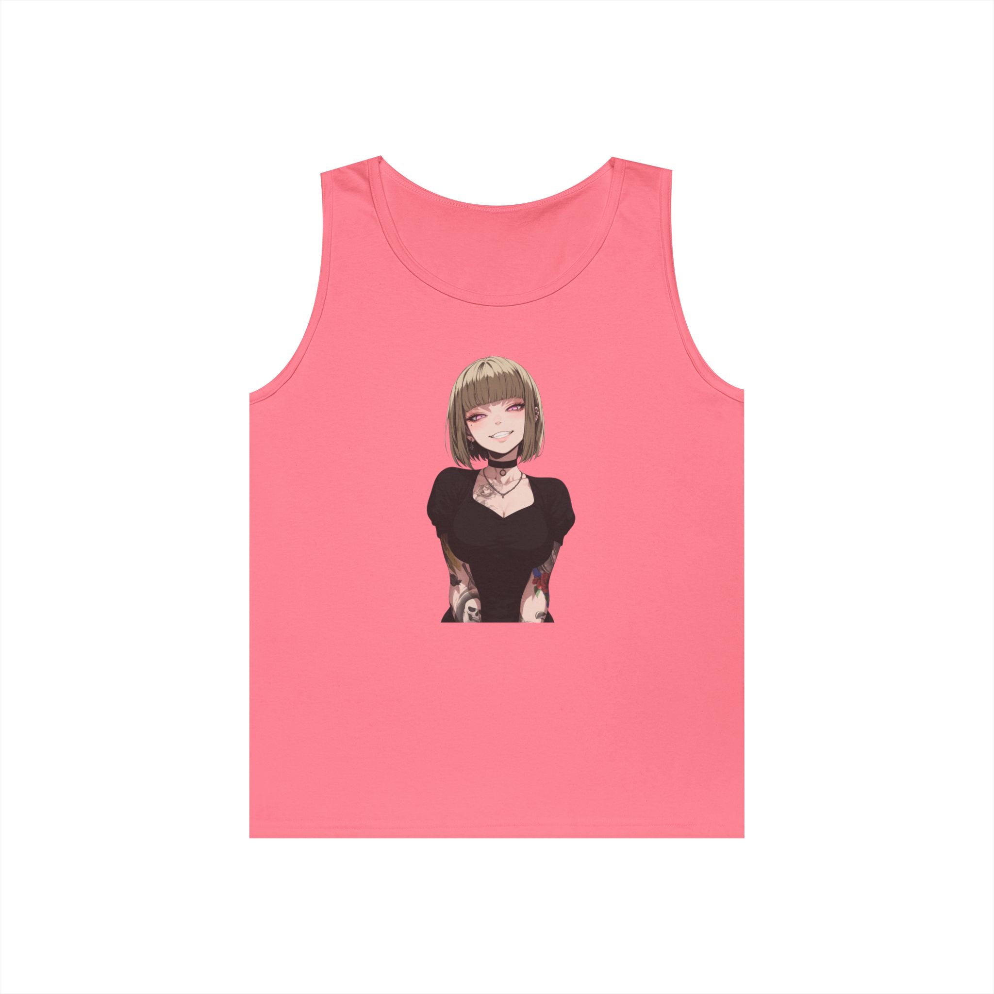 Sexy Style Himiko Toga Skull Tattooed Heavy Cotton Tank Top