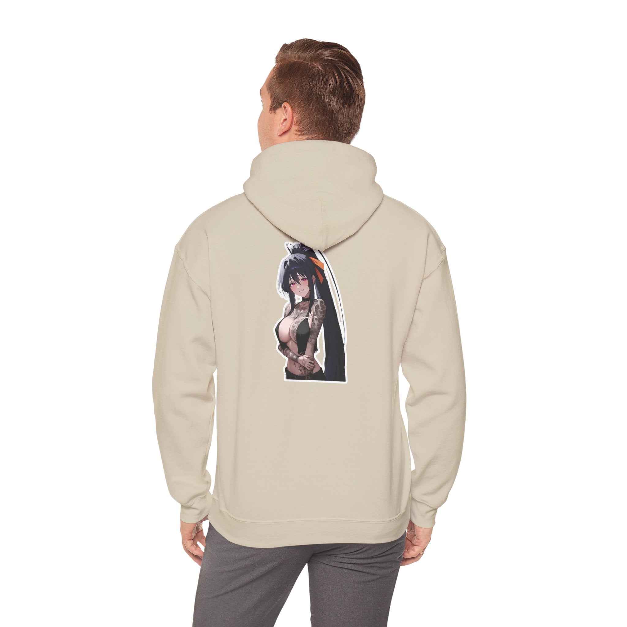 Akeno Himejima Gothic Tattooed Unisex Heavy Blend™ Hooded Sweatshirt