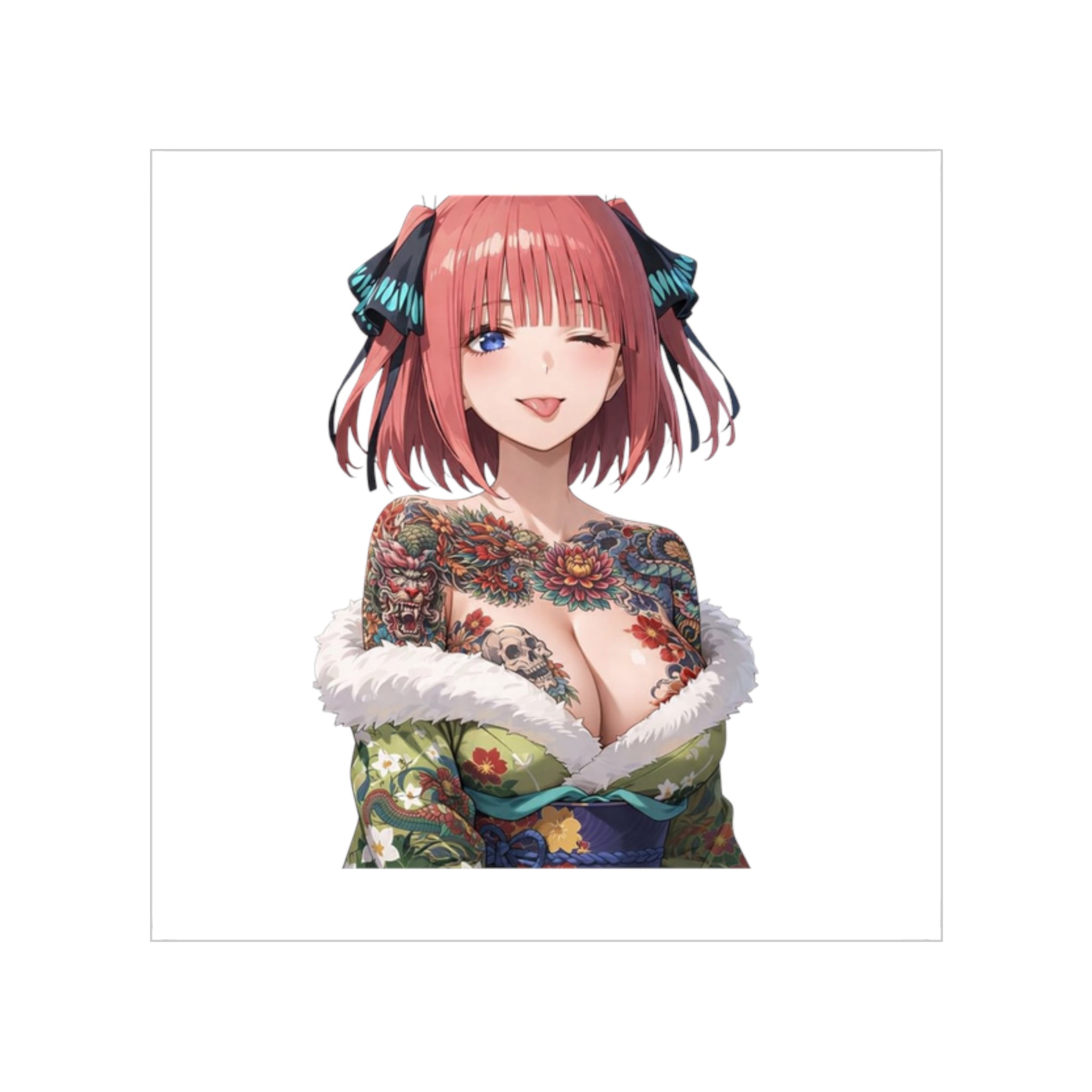 Nino Nakano Japan Tattoo Waifu Sticker