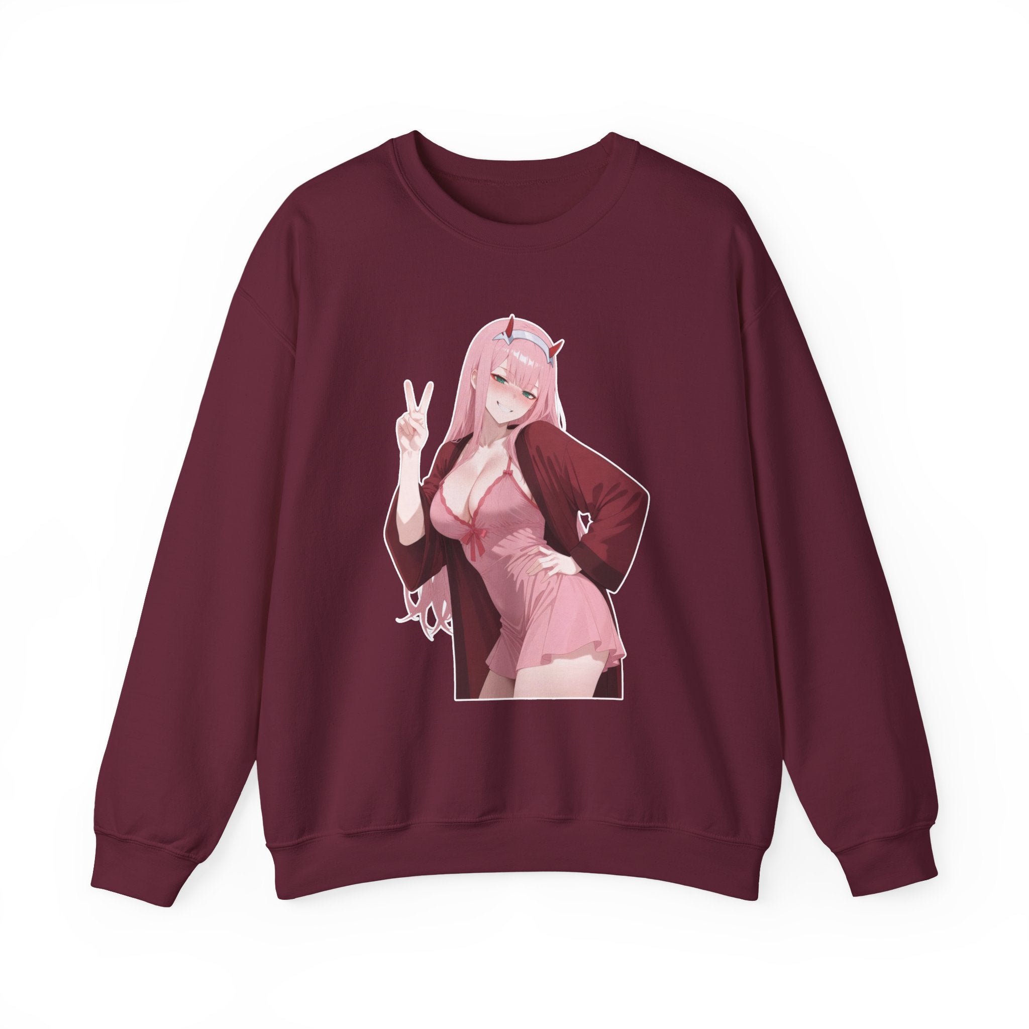 Zero Two Unisex Heavy Blend™ Crewneck Sweatshirt