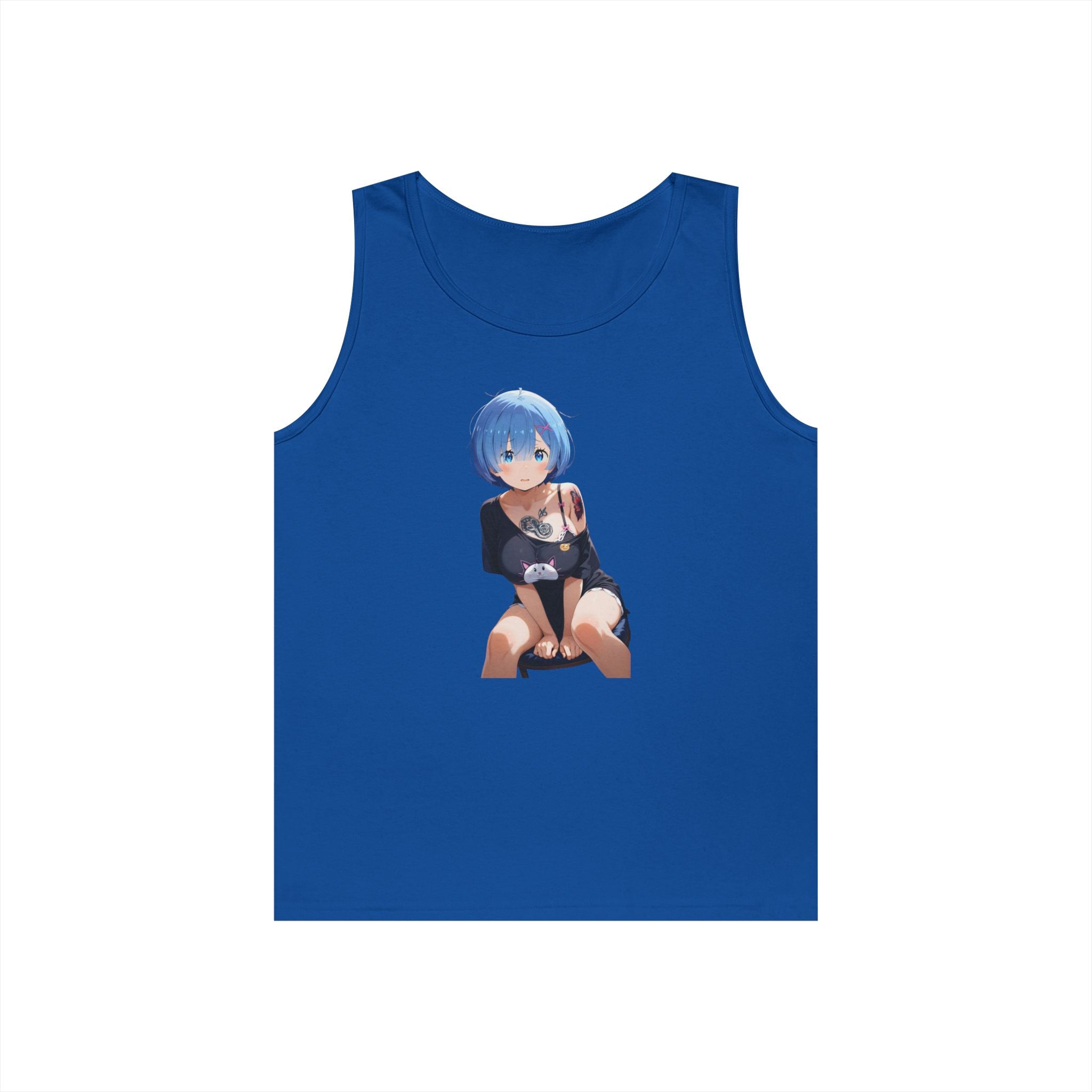 Sexy Rem Tattooed Heavy Cotton Tank Top