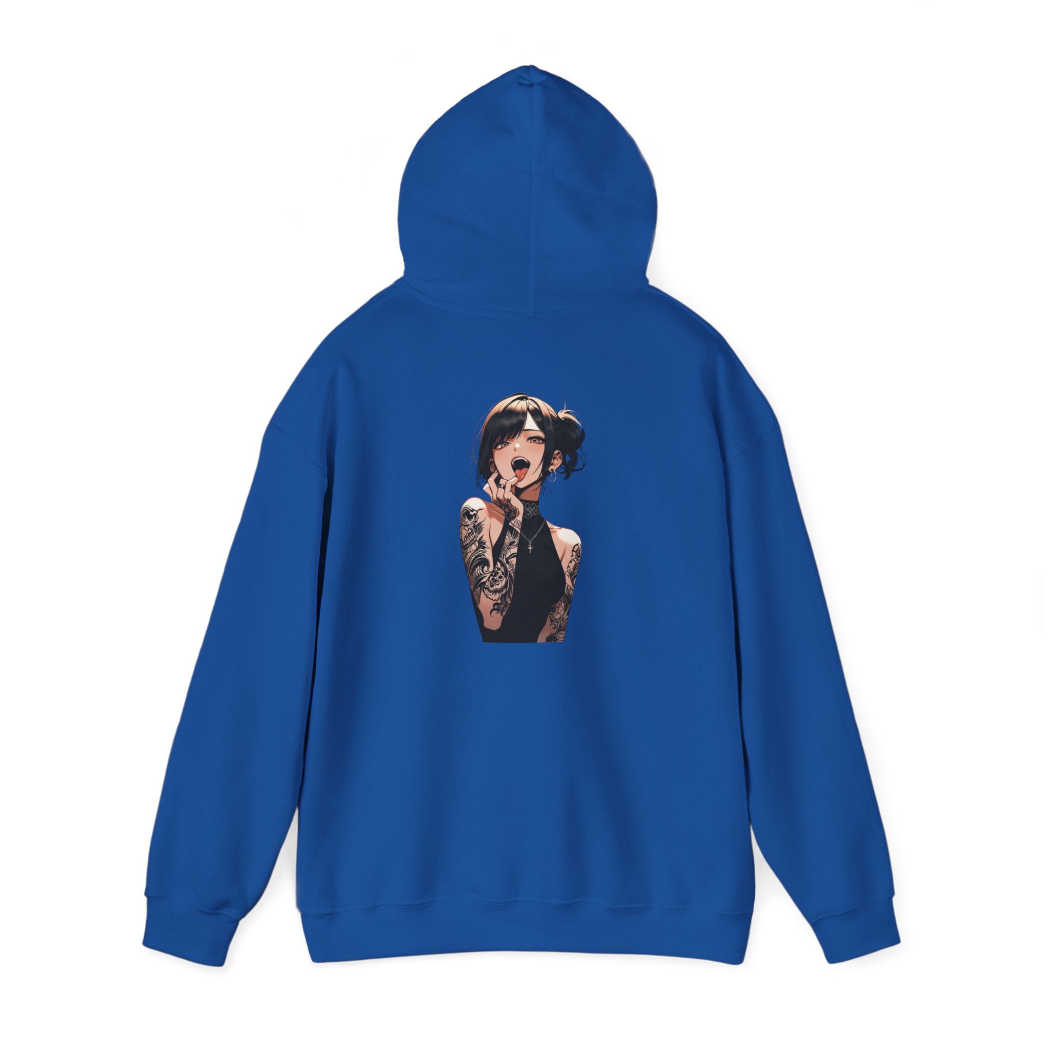 Gothic Himiko Toga Tattooed Ahegao Unisex Heavy Blend™ Hooded Sweatshirt