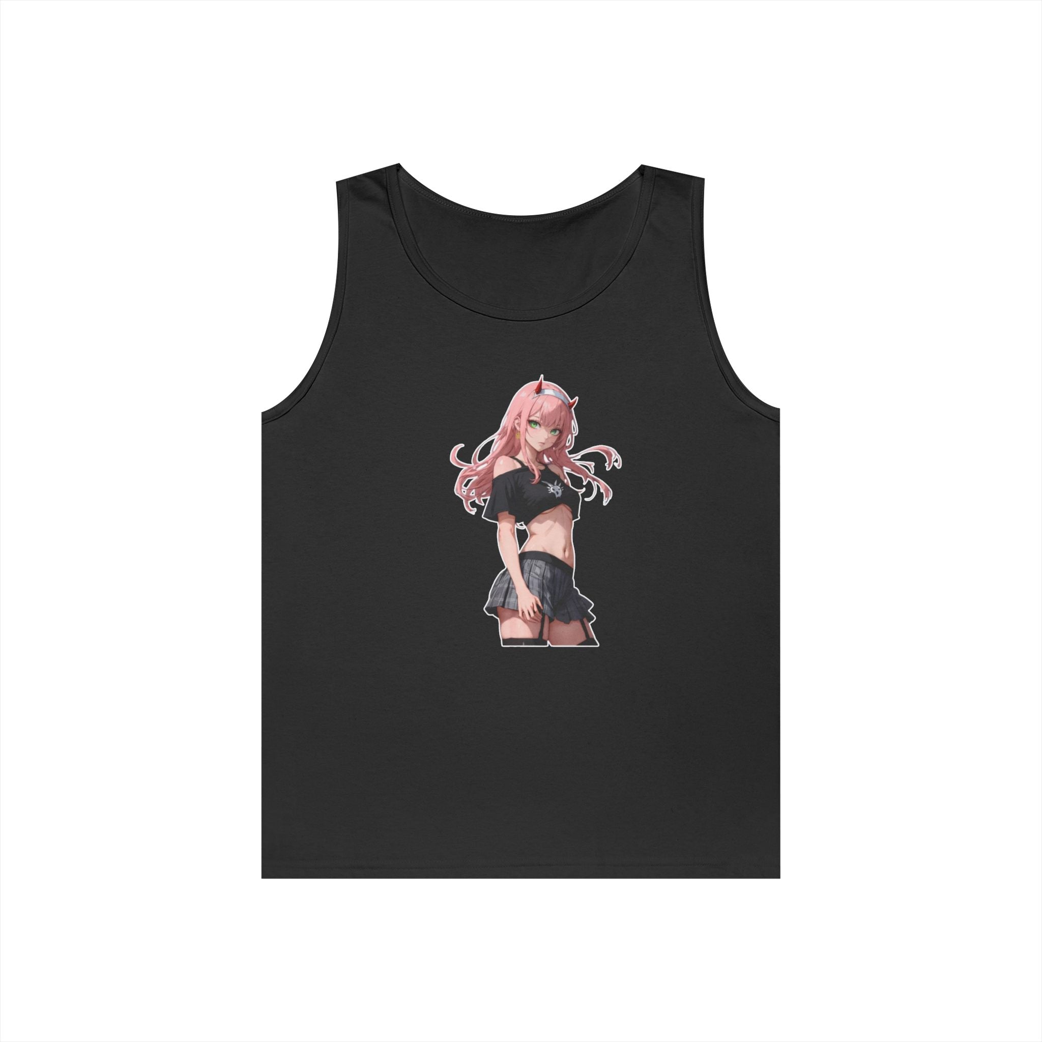 Zero Two Streetwear Style Heavy Cotton Tank Top