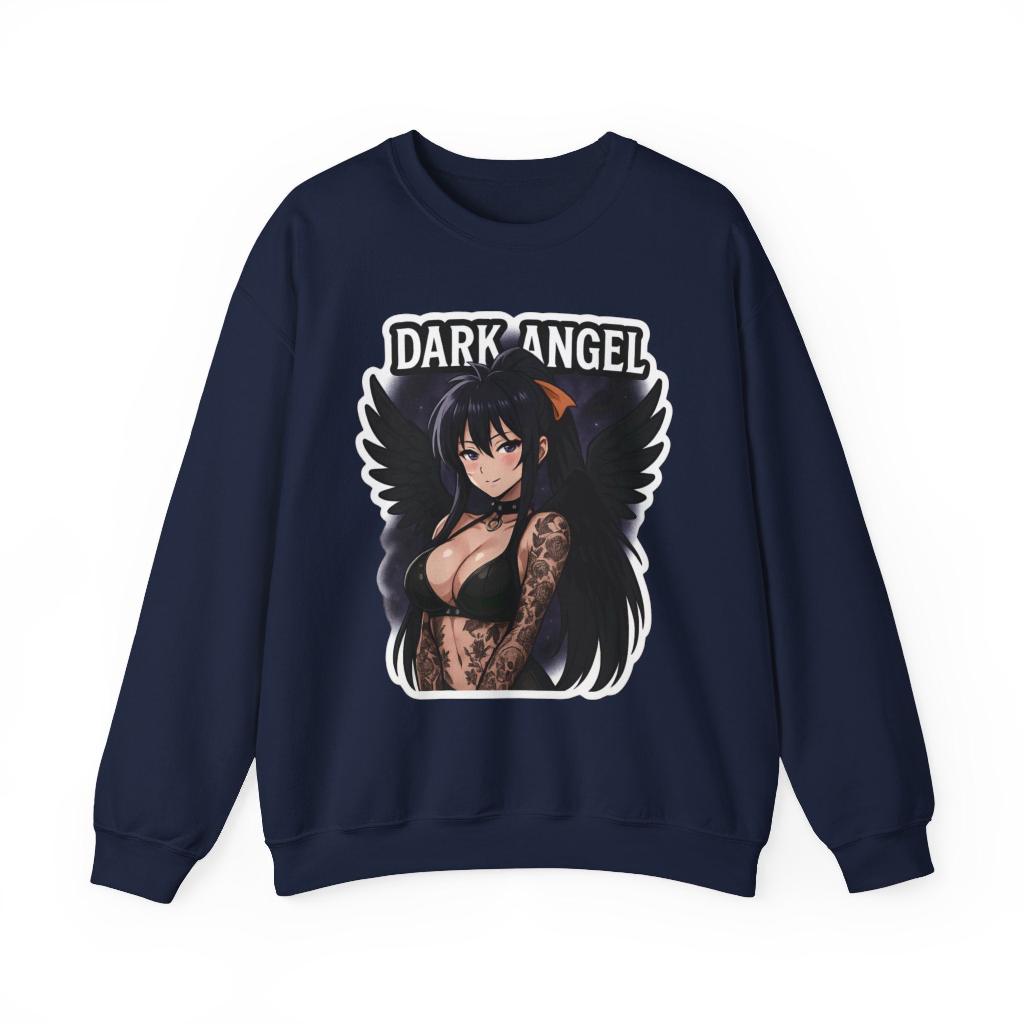Akeno Himejima Dark Angel Unisex Heavy Blend™ Crewneck Sweatshirt