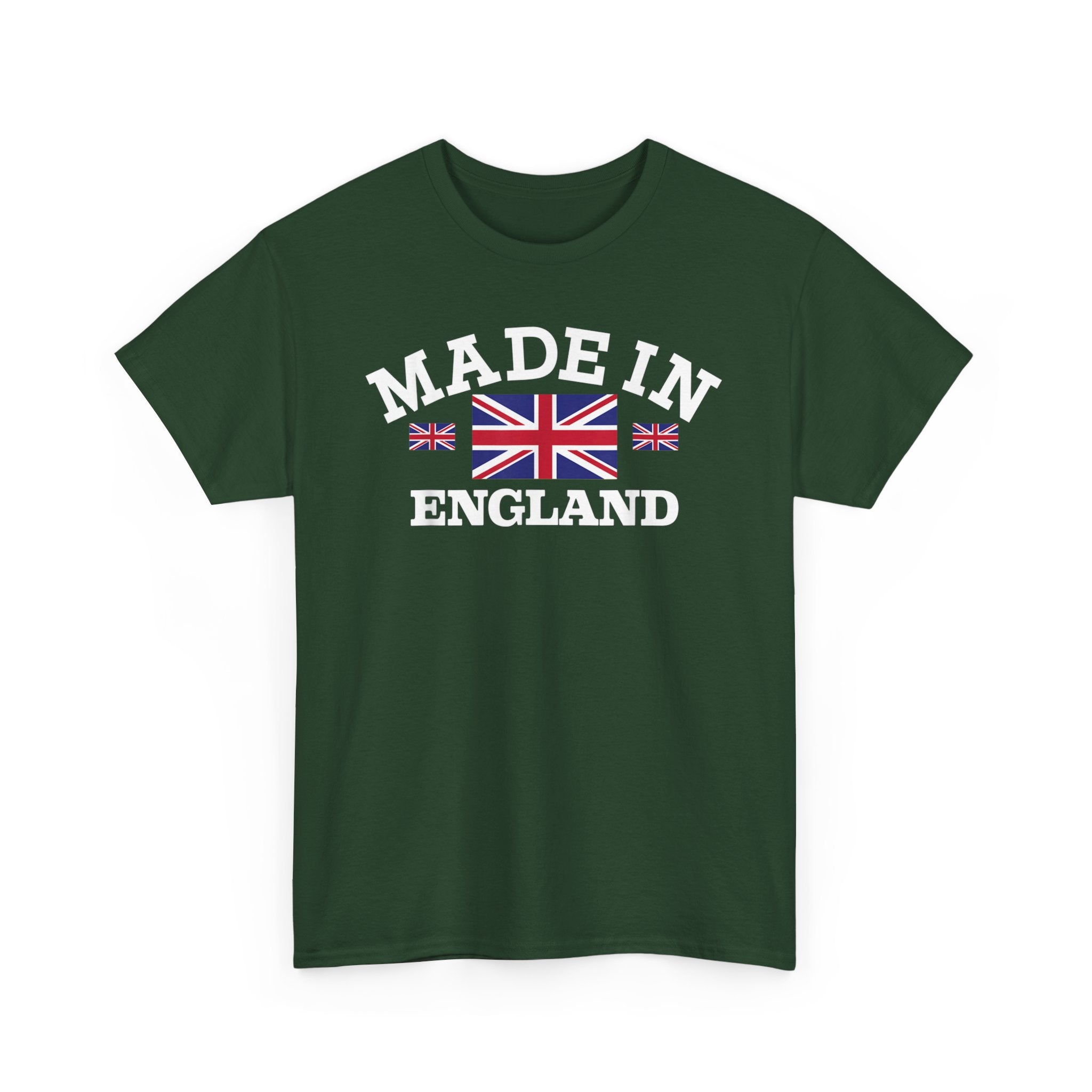 Made in England British Flag Union Jack Unisex Heavy Cotton Tee