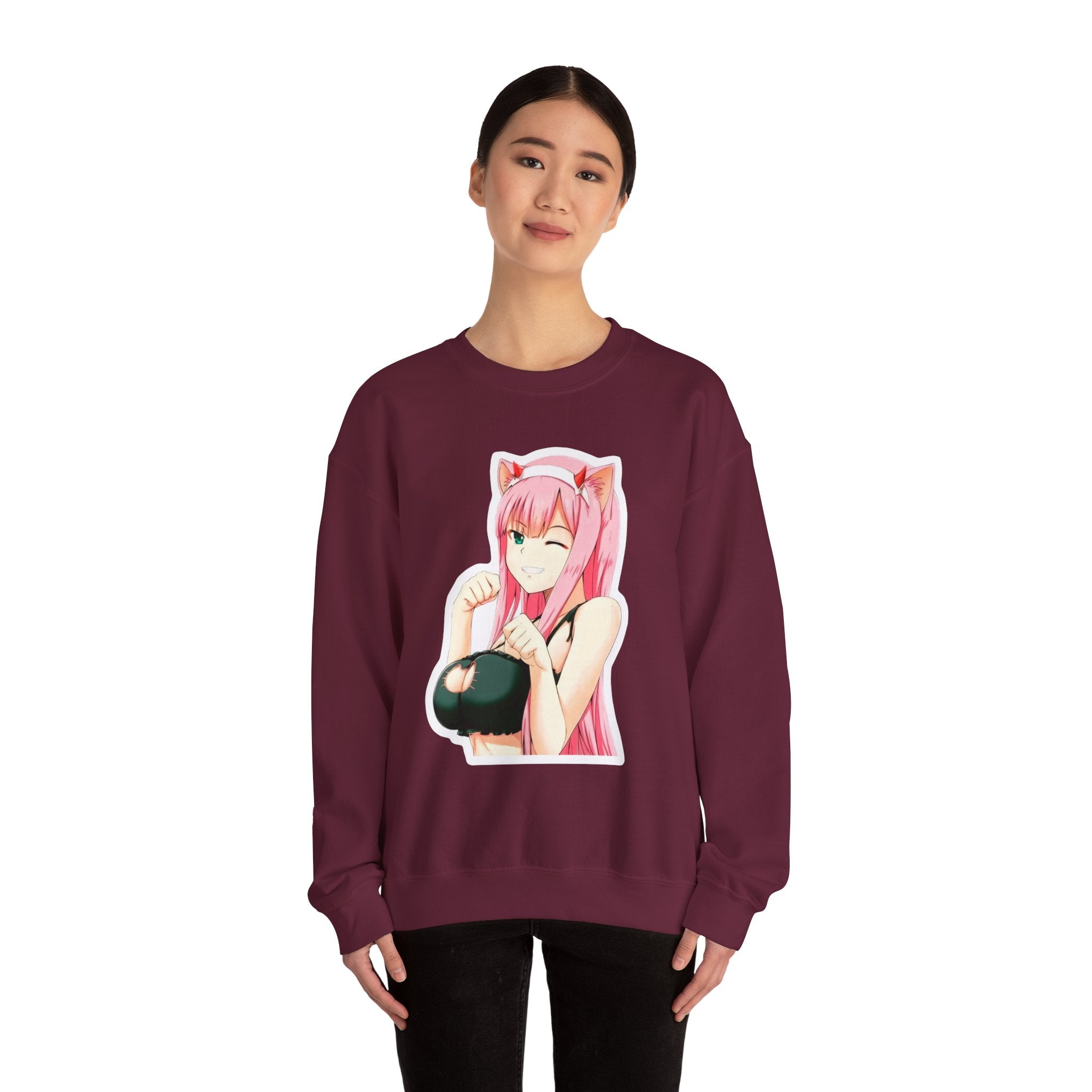 Zero Two Sexy Style Unisex Heavy Blend™ Crewneck Sweatshirt