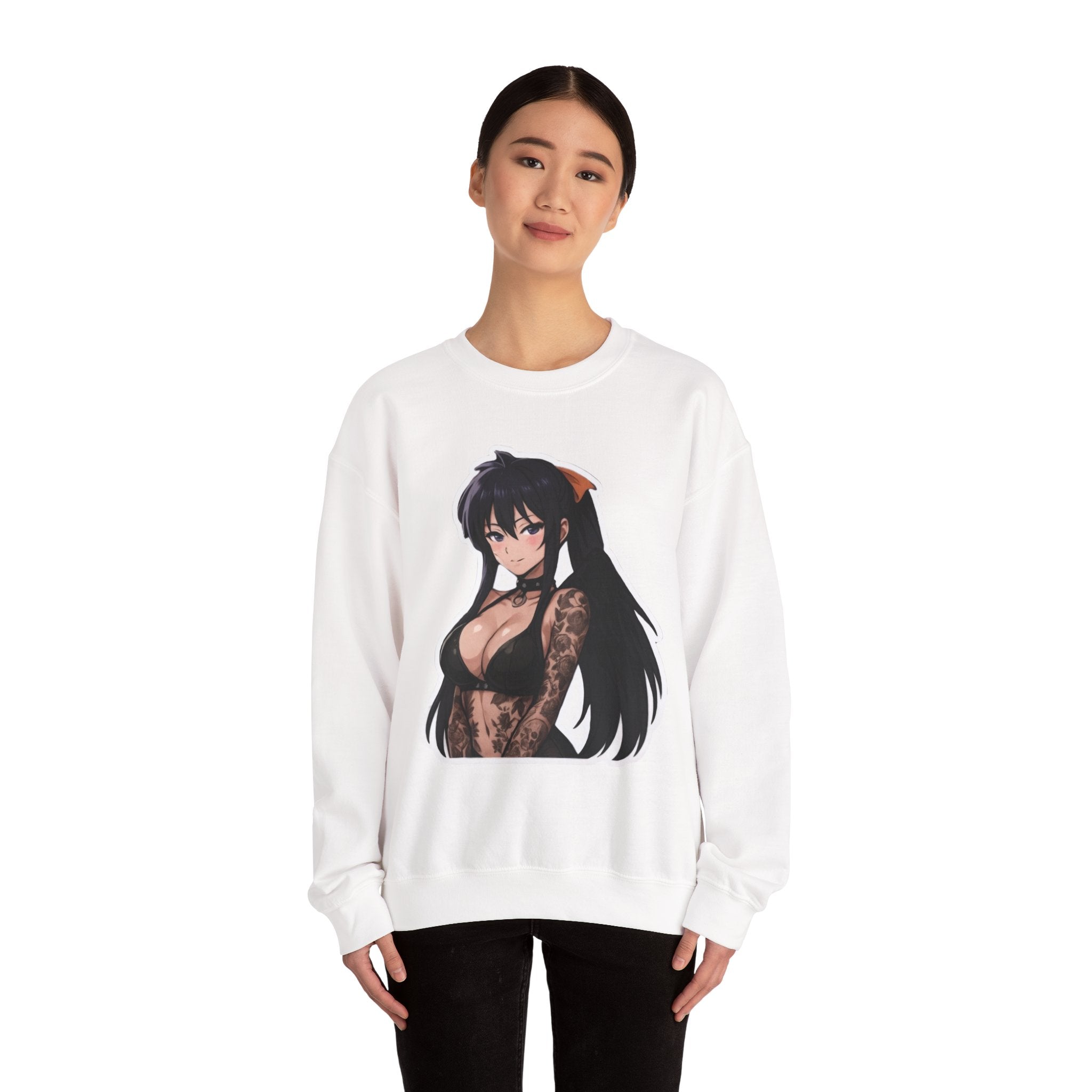 Akeno Himejima Unisex Heavy Blend™ Crewneck Sweatshirt