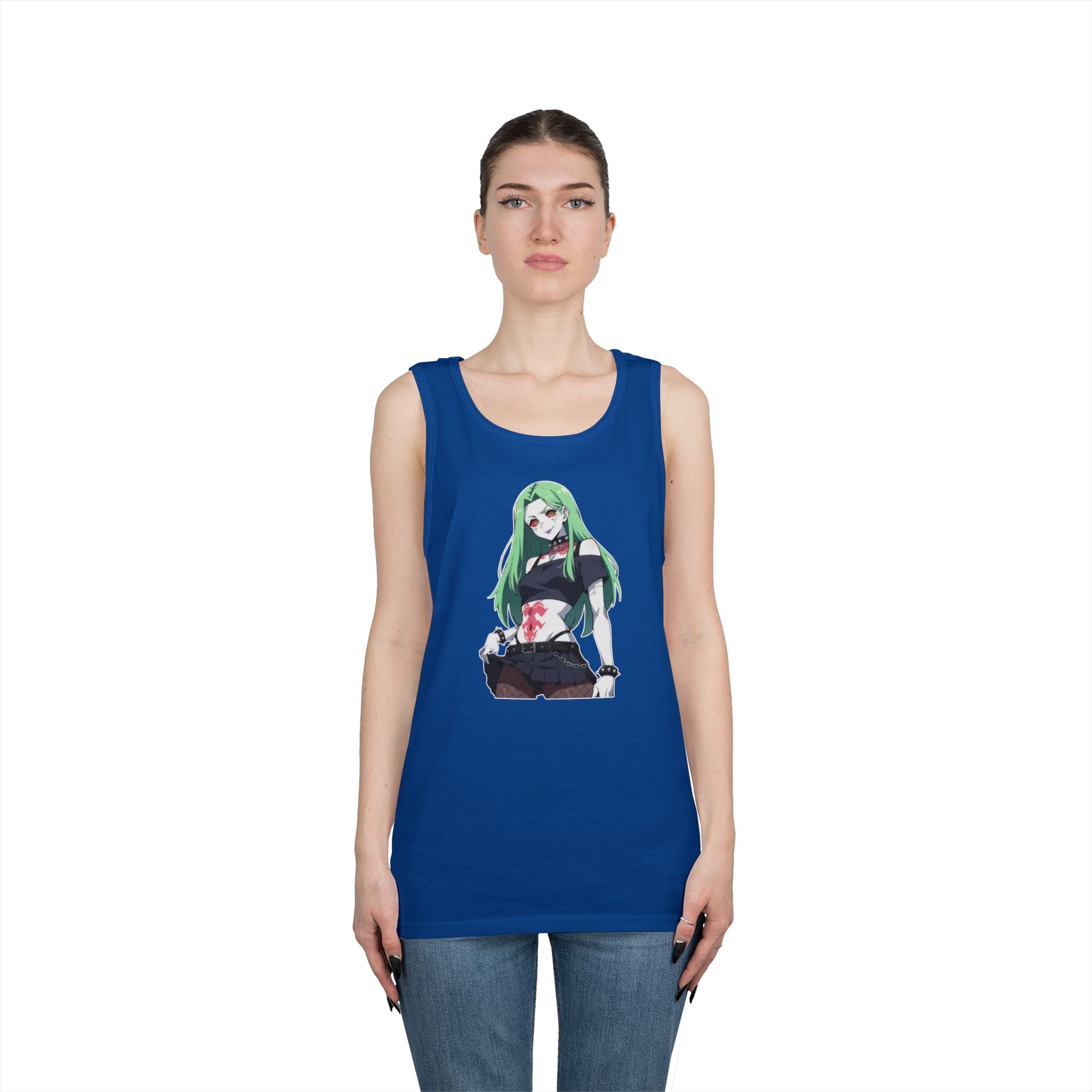 Rebecca Cyberpunk Futuristic Heavy Cotton Tank Top
