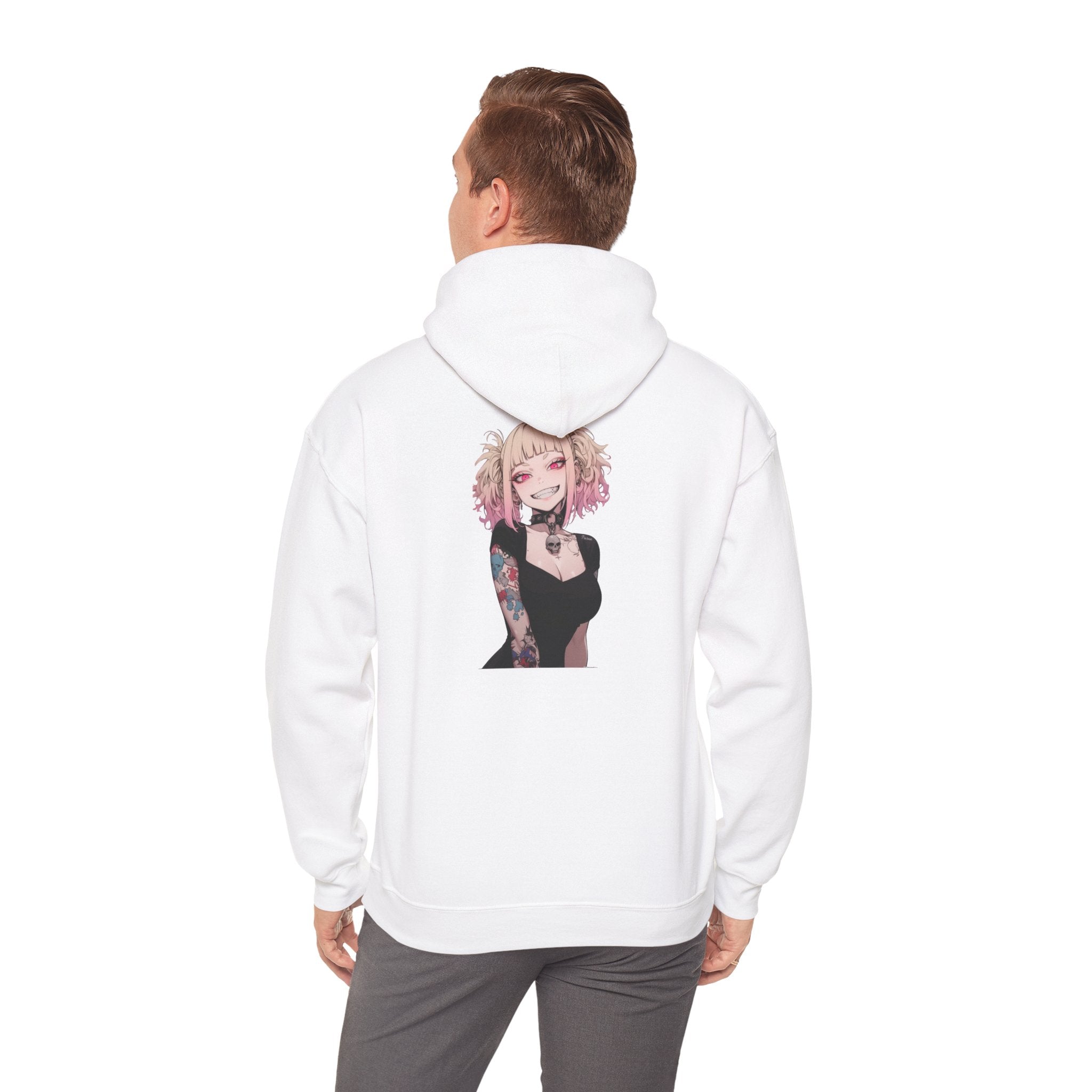 Gothic Himiko Toga Tattooed Crazy Unisex Heavy Blend™ Hooded Sweatshirt