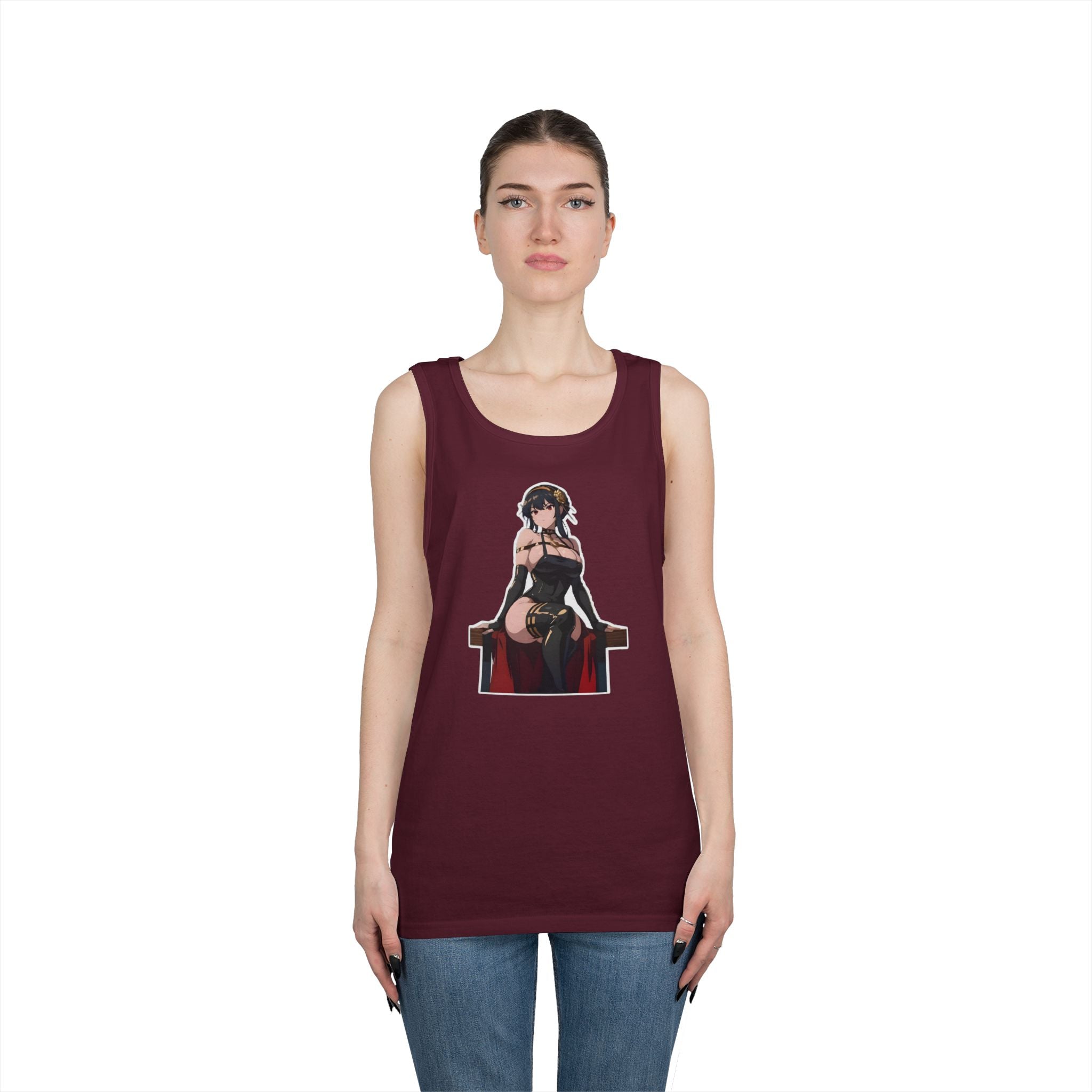 Yor Forger Spy X Family Heavy Cotton Tank Top