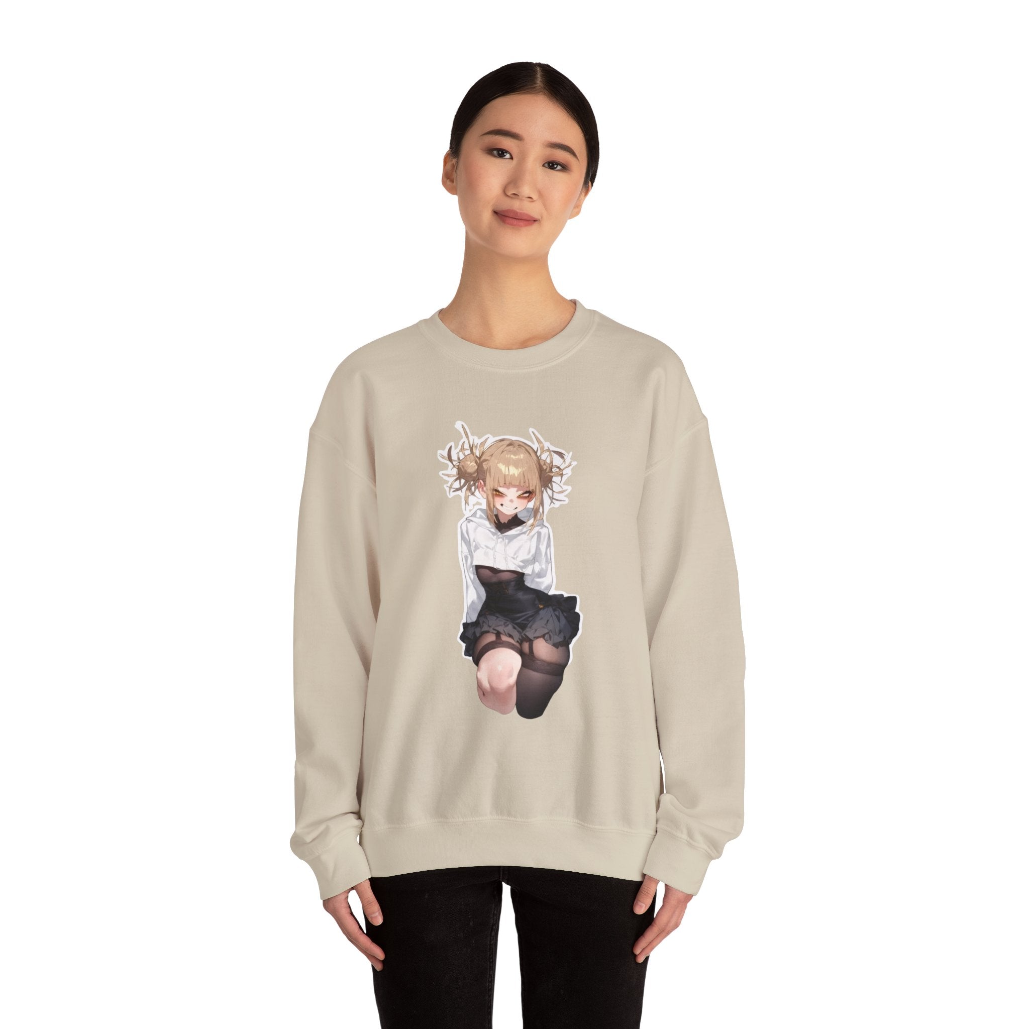 Himiko Toga Crazy Aesthetic Unisex Heavy Blend™ Crewneck Sweatshirt