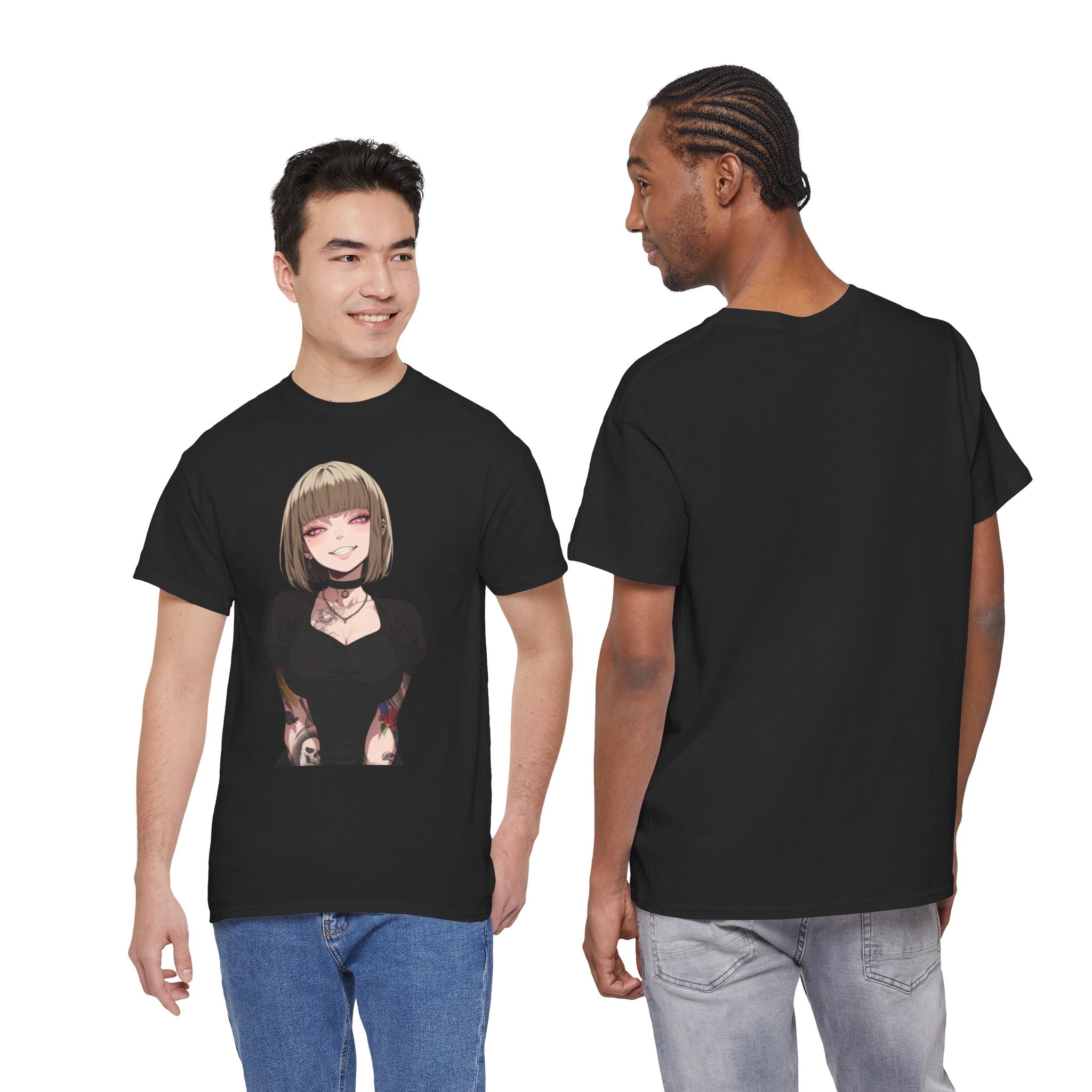 Sexy Style Himiko Toga Skull Tattooed Unisex Heavy Cotton Tee