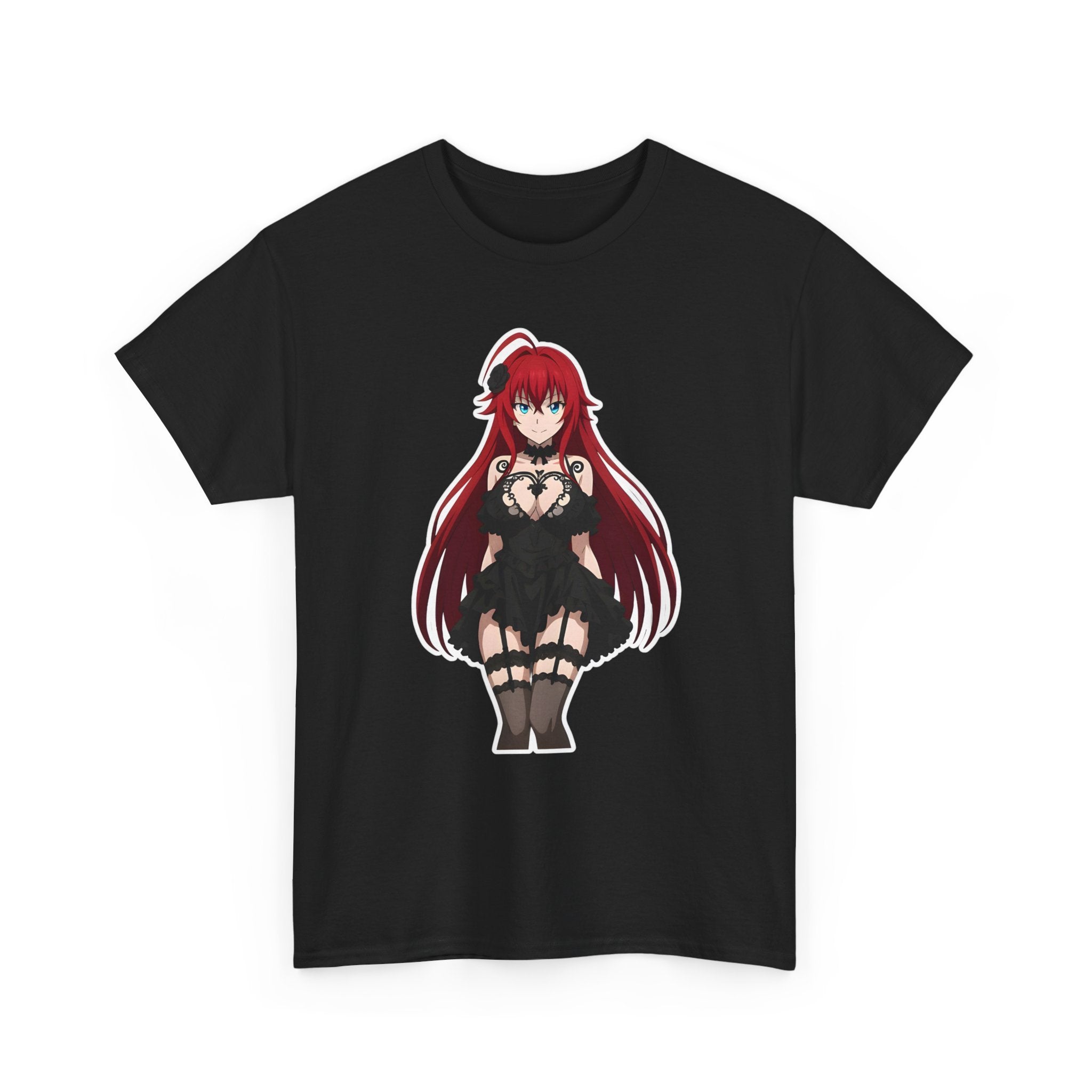 Rias Gremory Gothic Style Waifu Unisex Heavy Cotton Tee