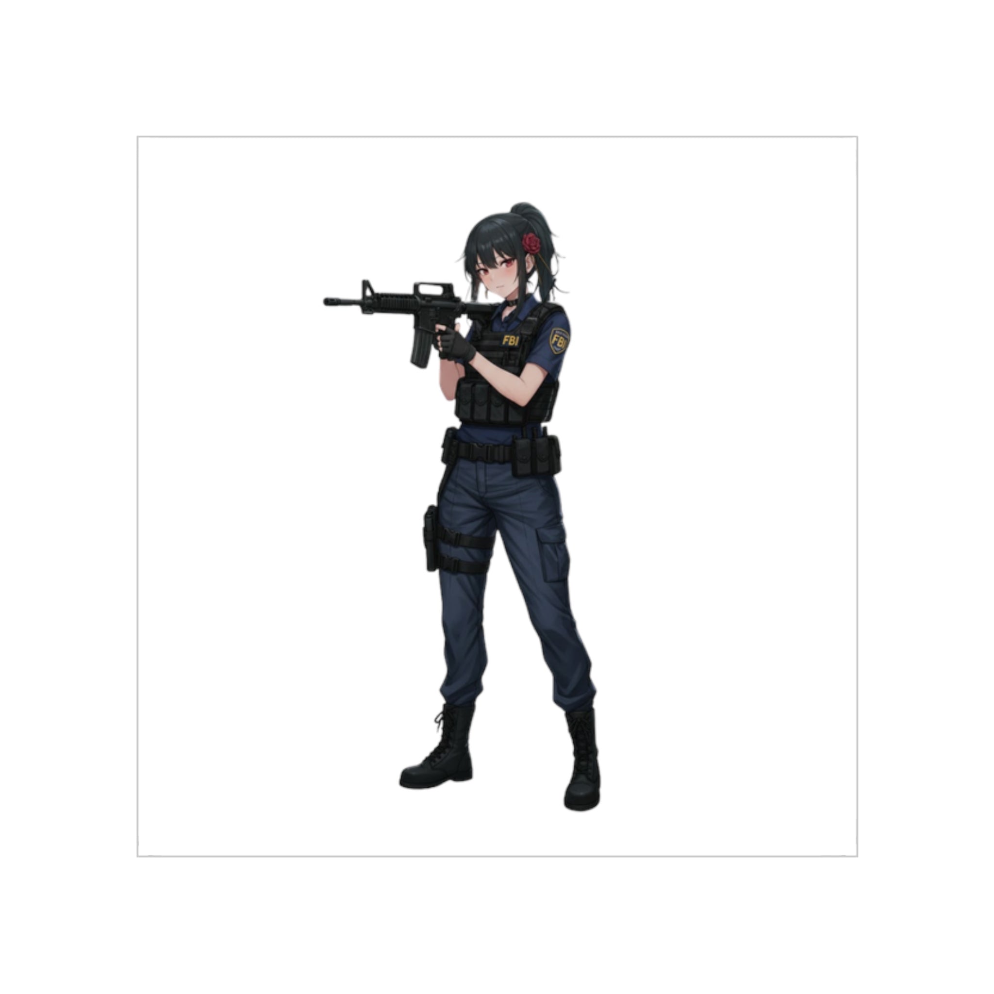 Yor Forger Police Tactical Waifu Sticker