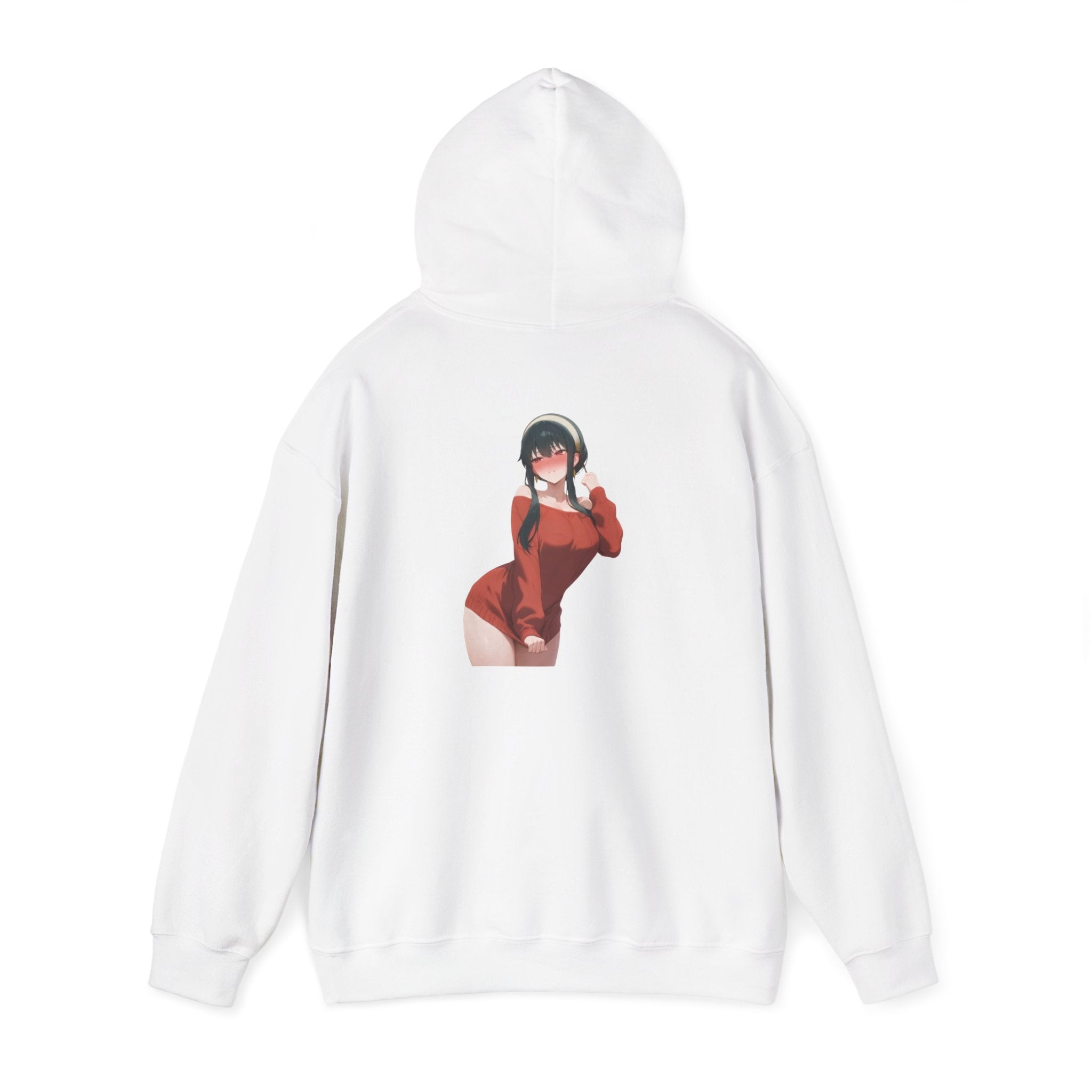 Yor Forger Blushing Waifu Unisex Heavy Blend™ Hooded Sweatshirt