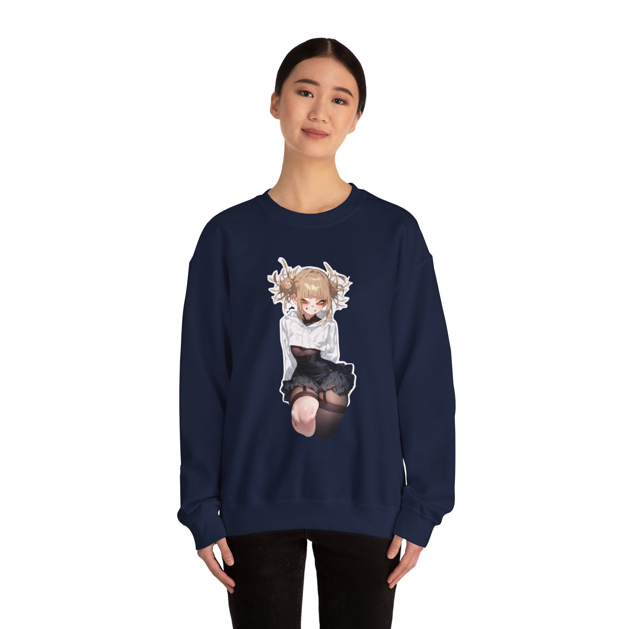 Himiko Toga Crazy Aesthetic Unisex Heavy Blend™ Crewneck Sweatshirt