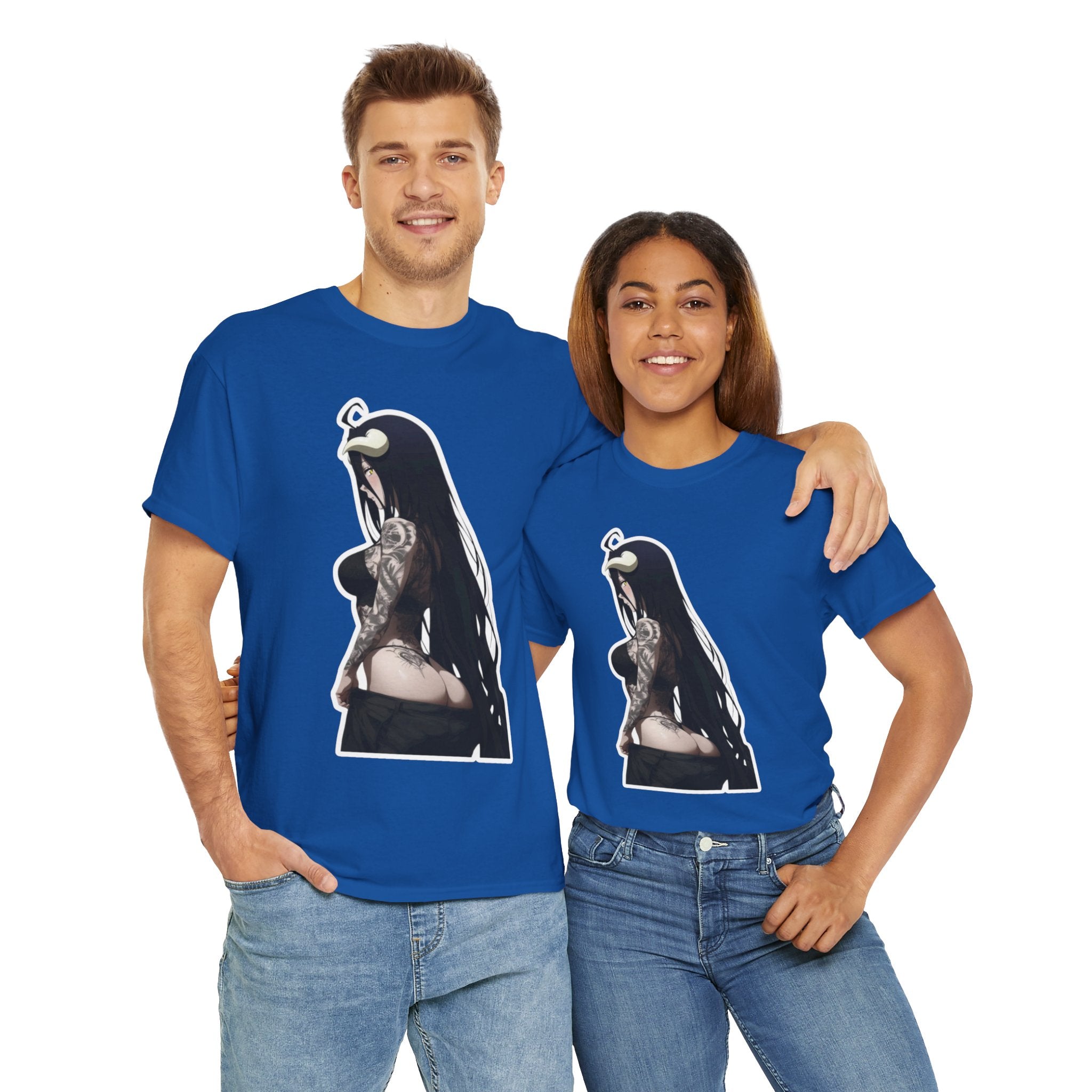 Albedo From Overlord Gothic Tattooed Unisex Heavy Cotton Tee