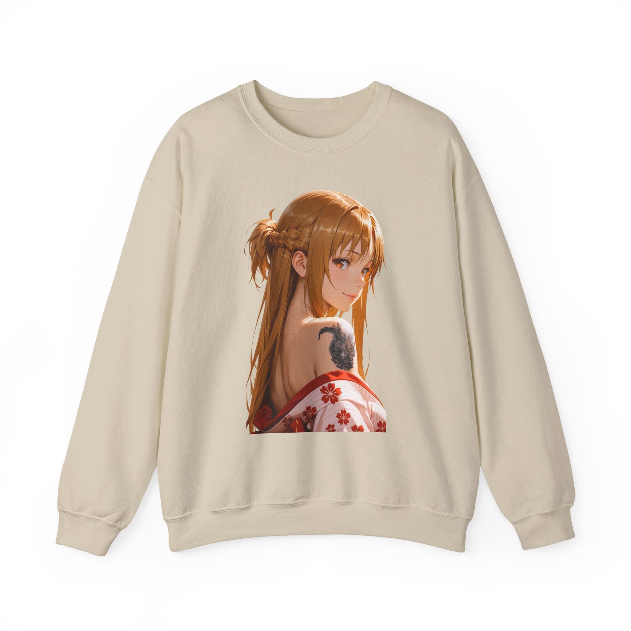 Asuna Kimono Tattoo Unisex Heavy Blend™ Crewneck Sweatshirt