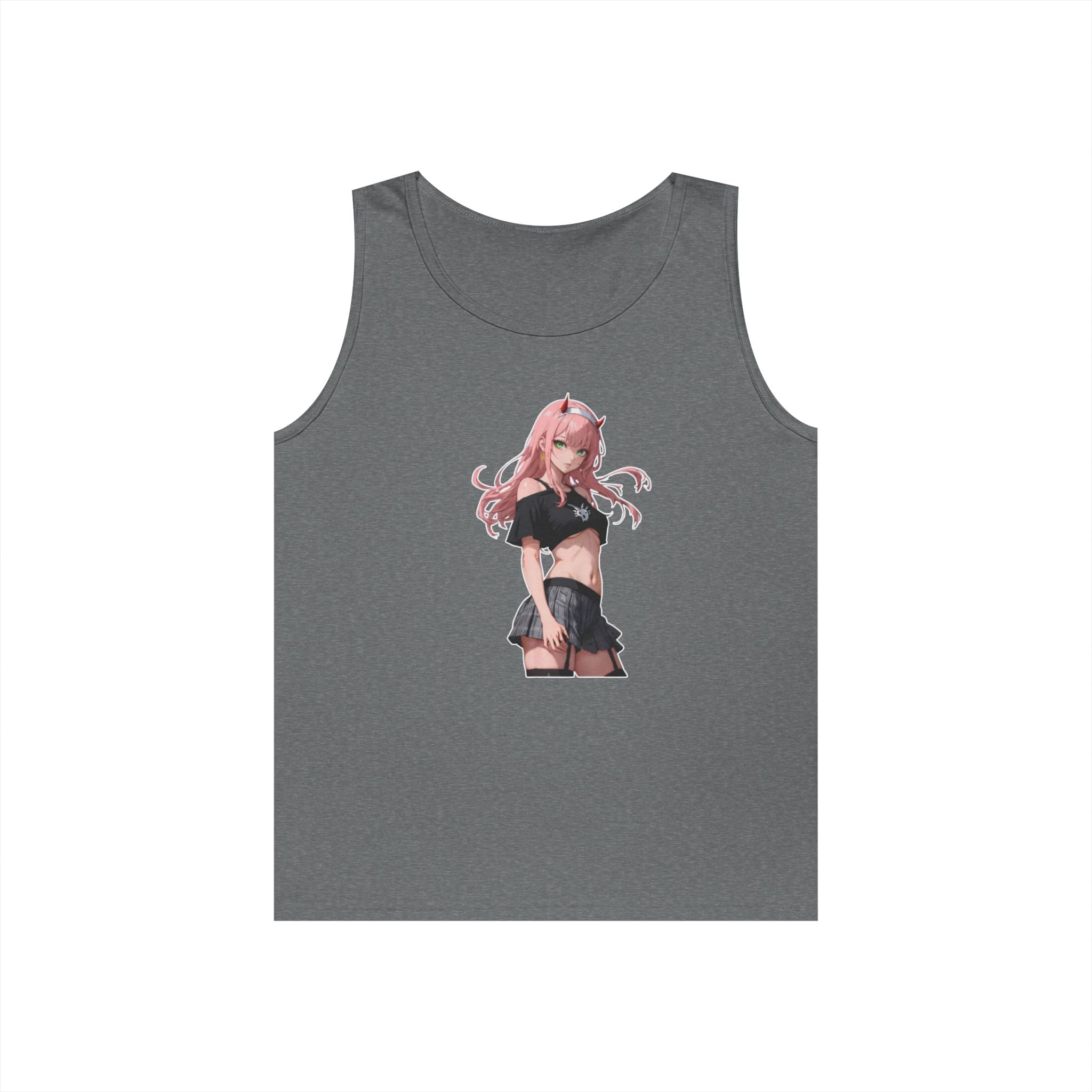Zero Two Streetwear Style Heavy Cotton Tank Top