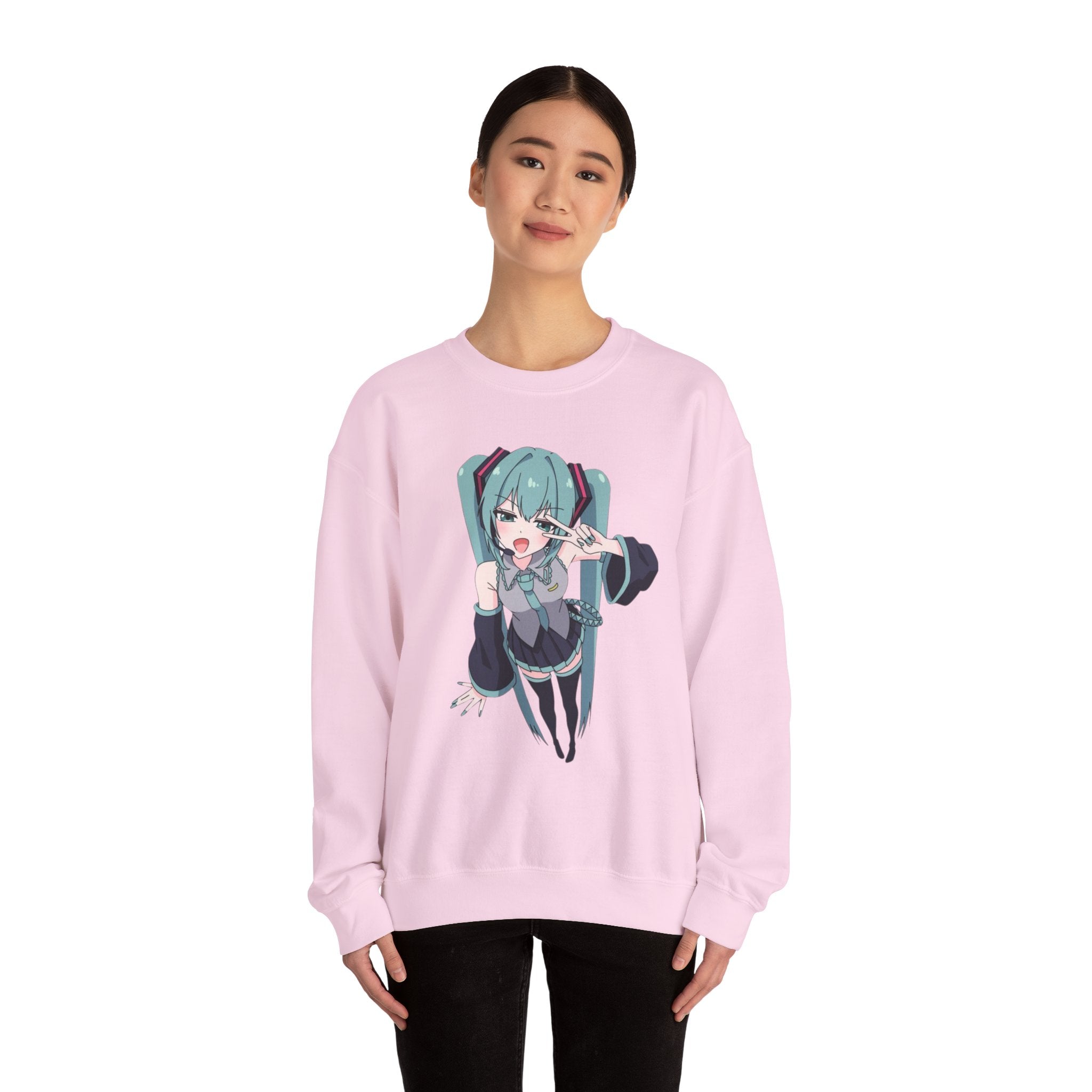 Hatsune Miku Unisex Heavy Blend™ Crewneck Sweatshirt