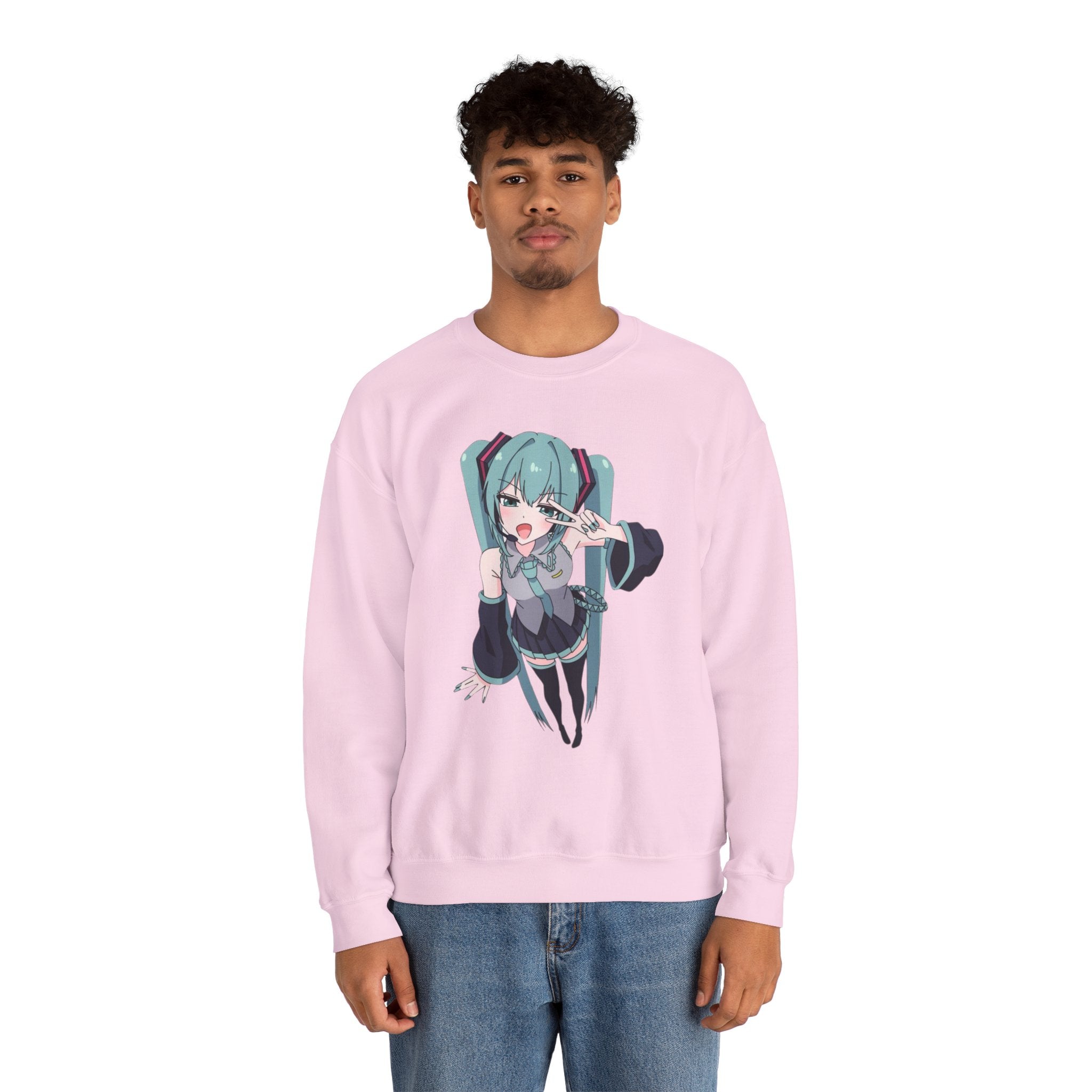Hatsune Miku Unisex Heavy Blend™ Crewneck Sweatshirt