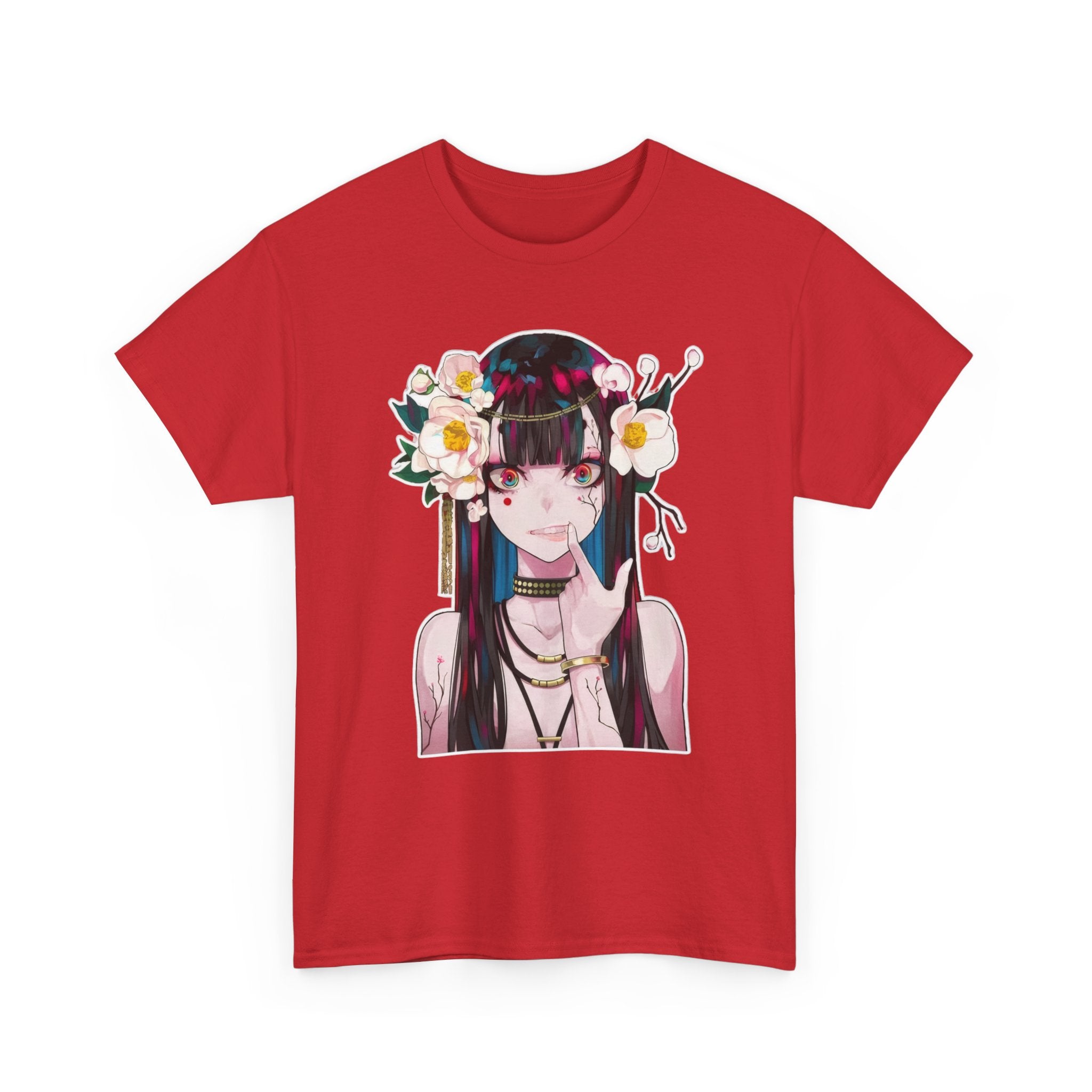 Vampire Girl Dark Fantasy Unisex Heavy Cotton Tee