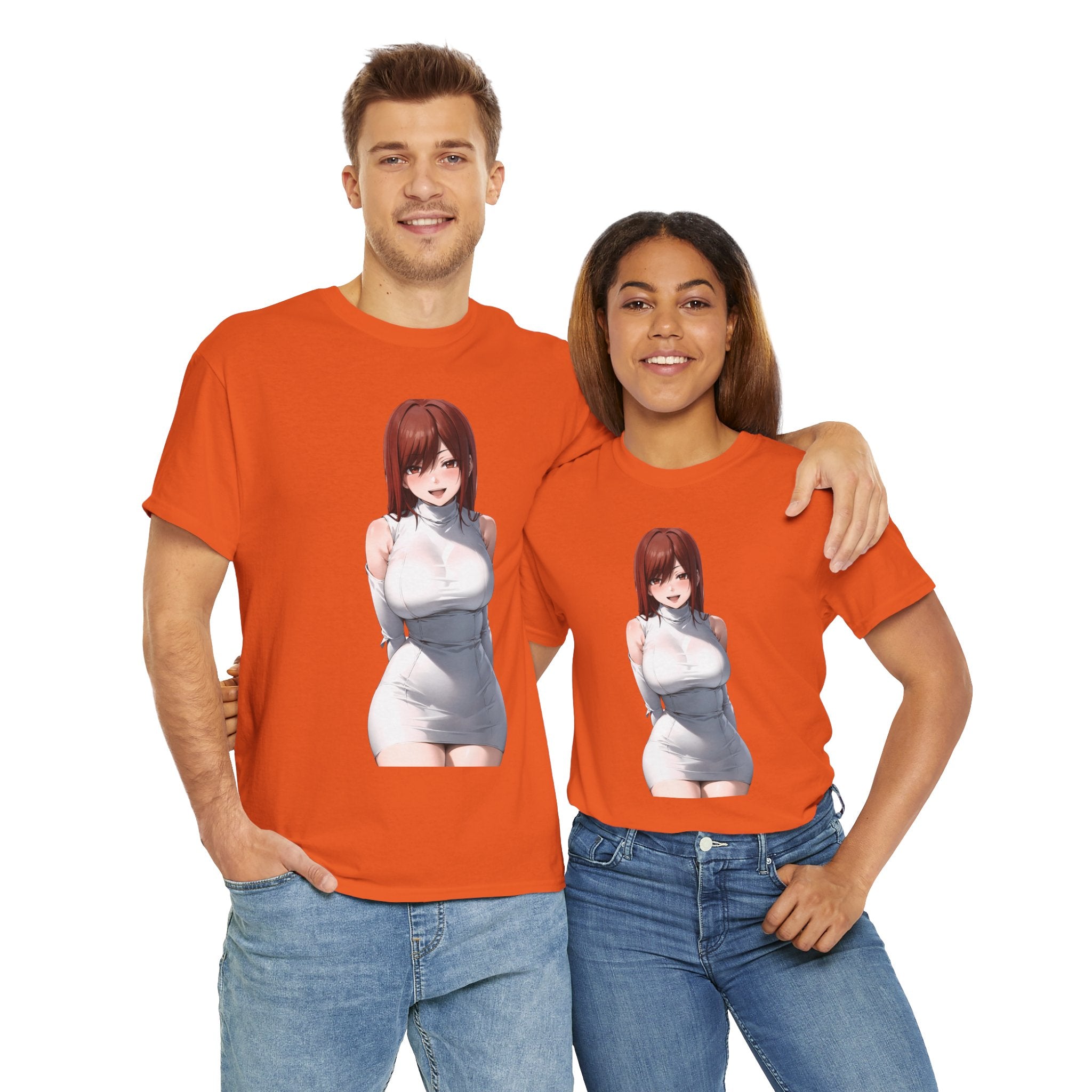 Ezra Scarlet Charming White Dress Anime Unisex Heavy Cotton Tee
