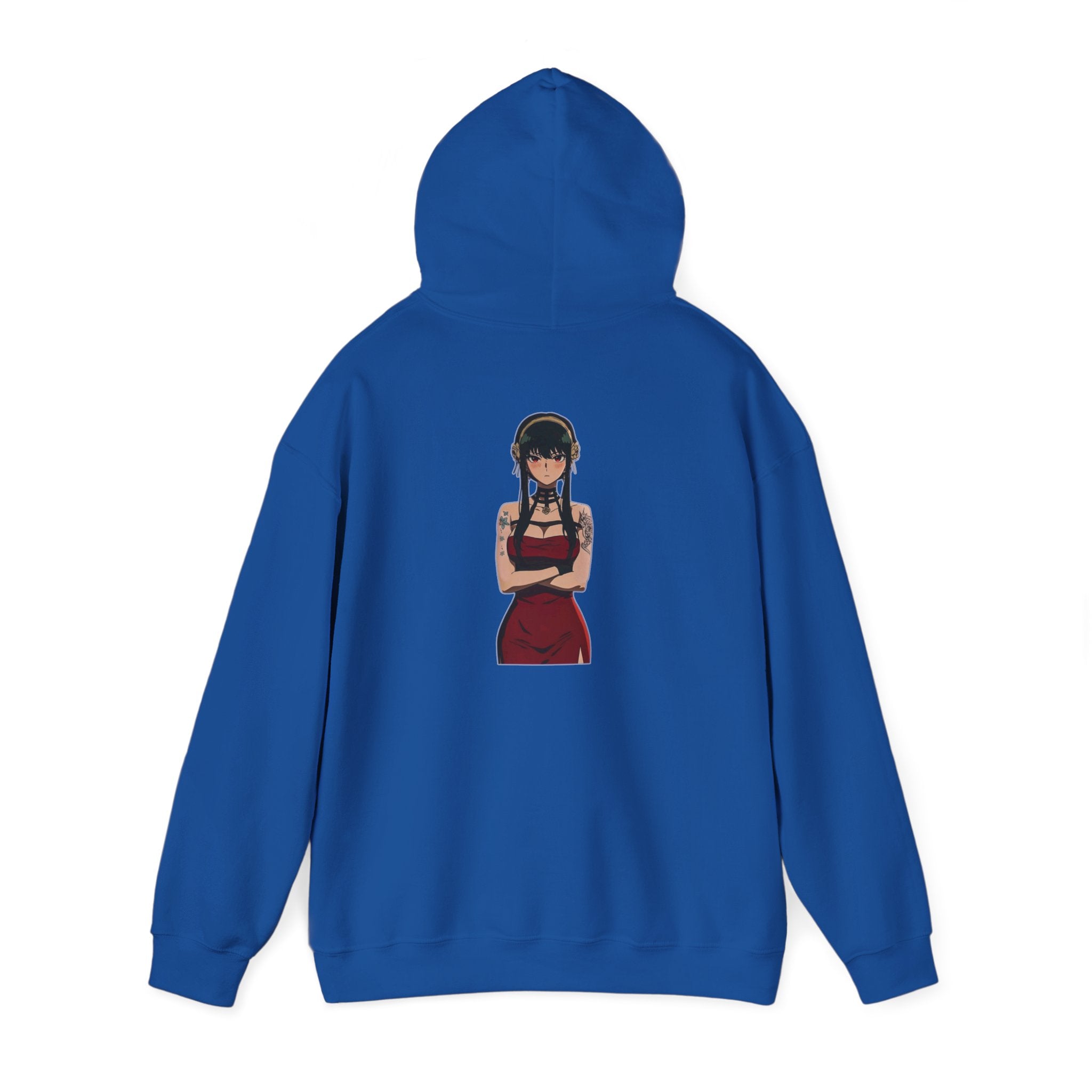 Yor Forger Elegant Tattooed Anime Unisex Heavy Blend™ Hooded Sweatshirt