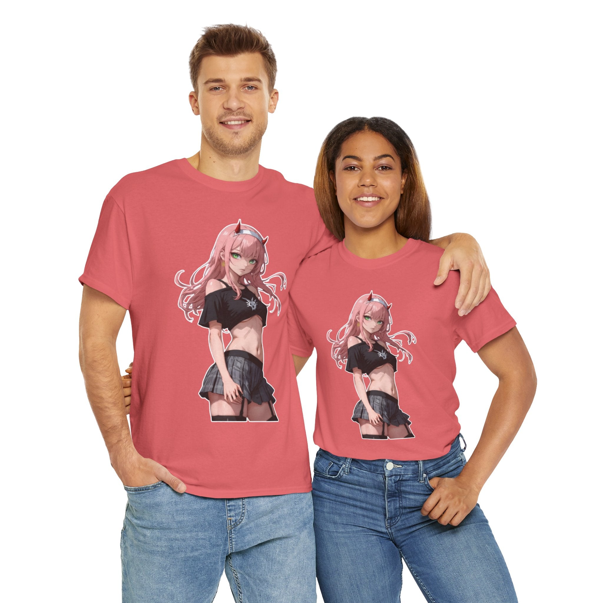 Zero Two Streetwear Style Unisex Heavy Cotton Tee