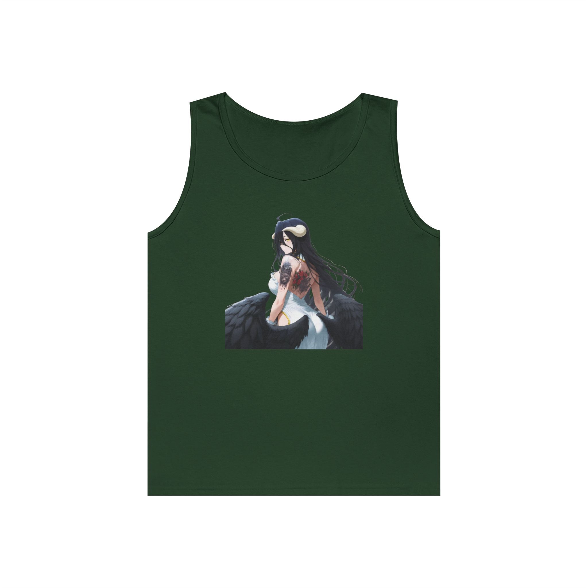 Gothic Albedo Overlord Waifu Heavy Cotton Tank Top