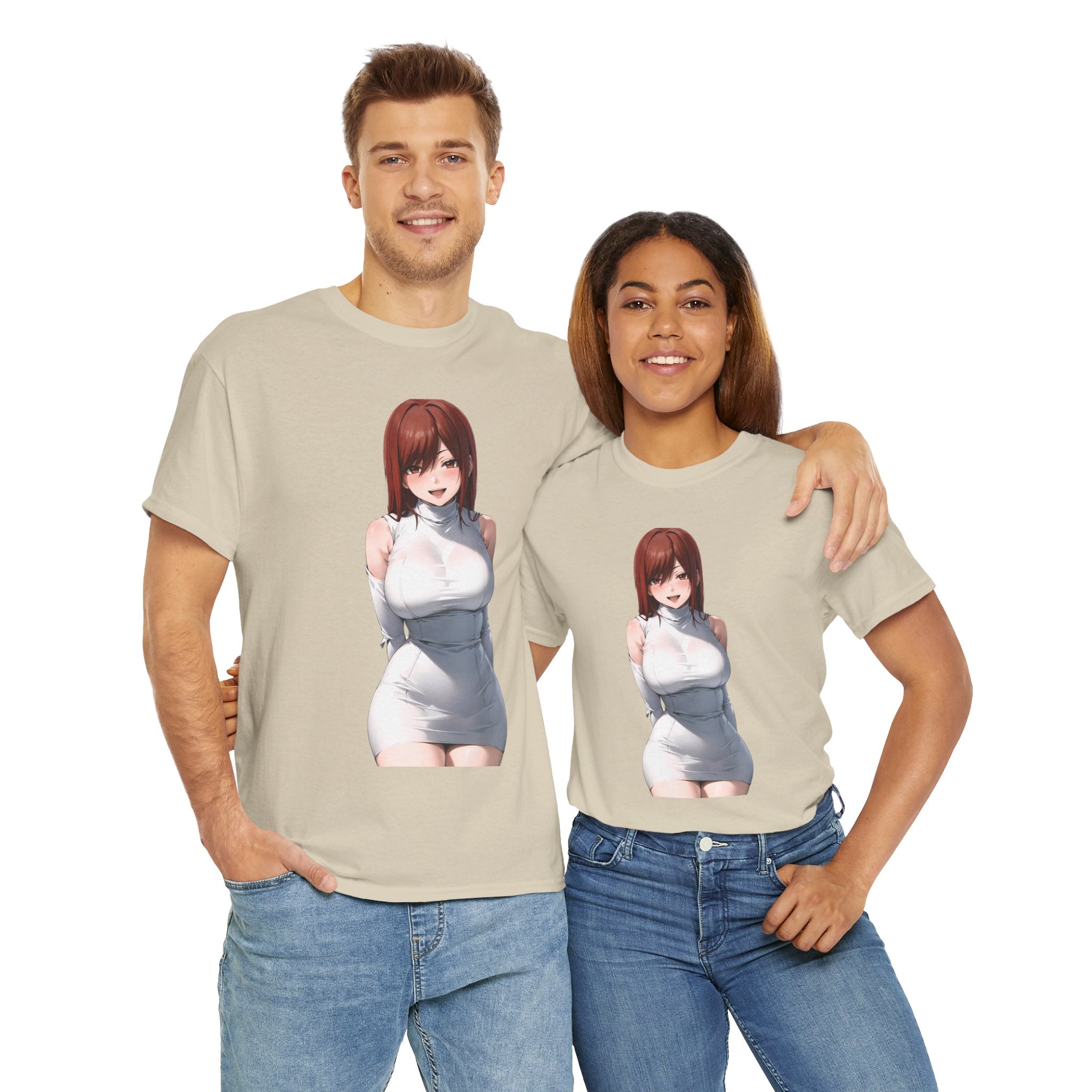 Ezra Scarlet Charming White Dress Anime Unisex Heavy Cotton Tee