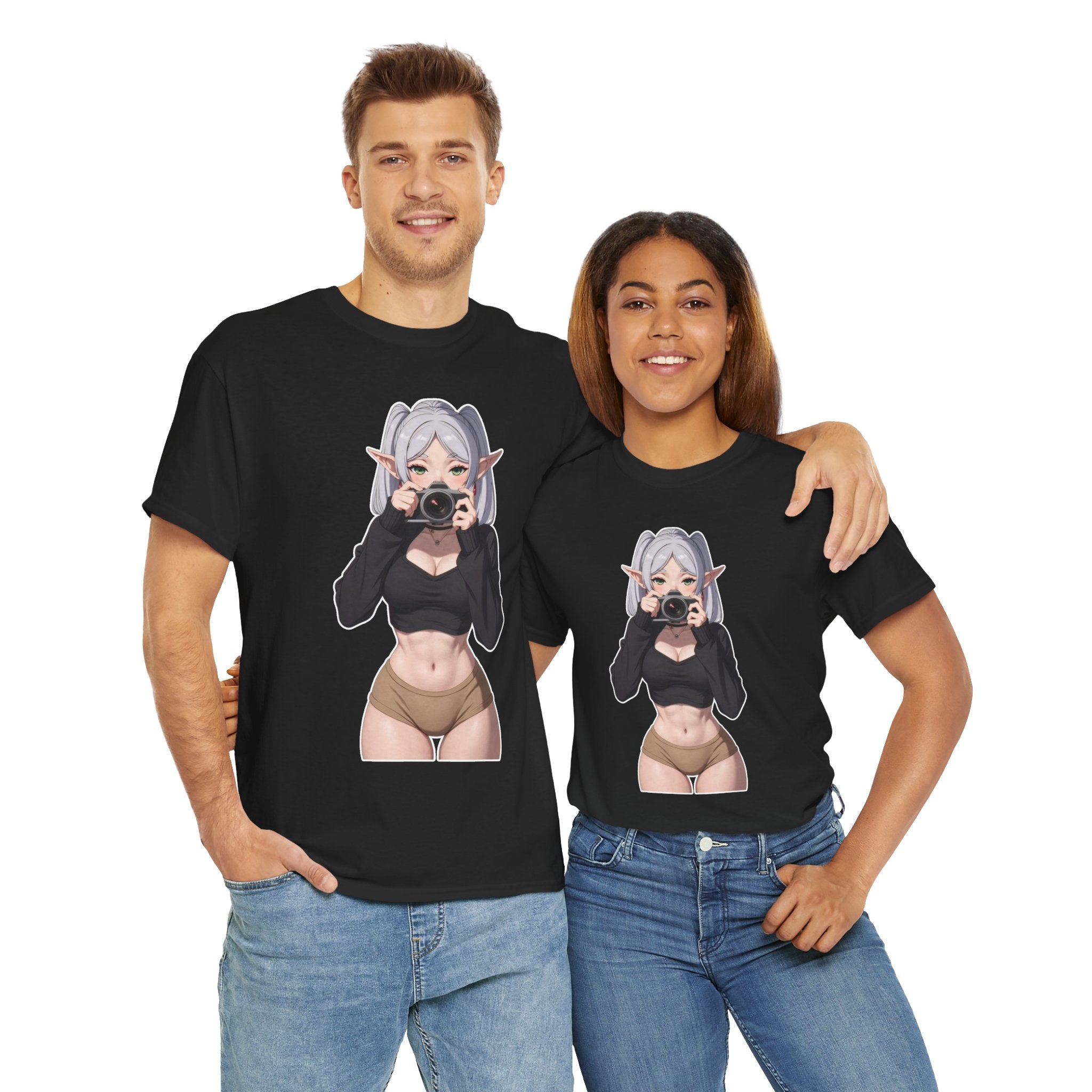 Frieren Cute Unisex Heavy Cotton Tee