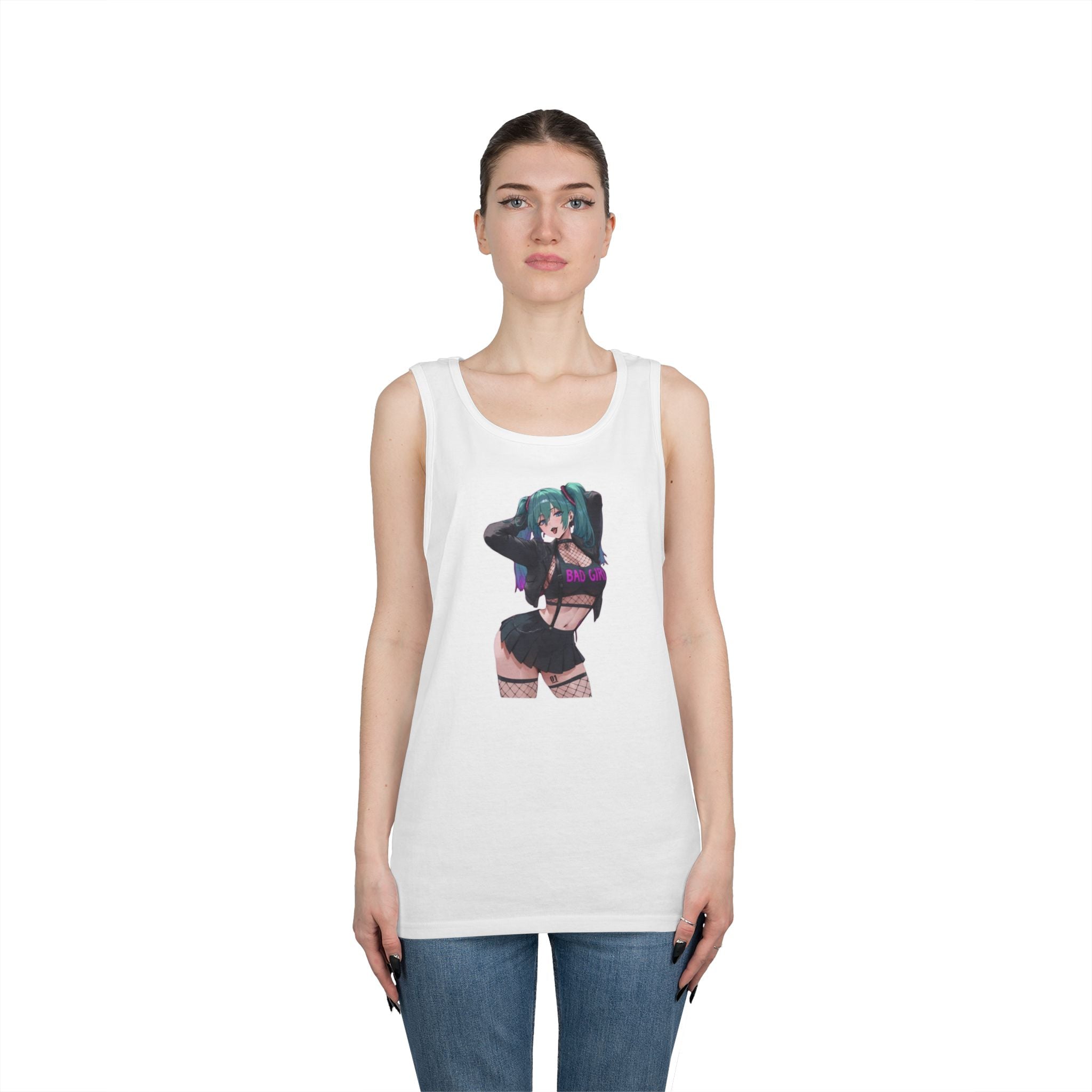 Hatsune Miku Baddie Heavy Cotton Tank Top